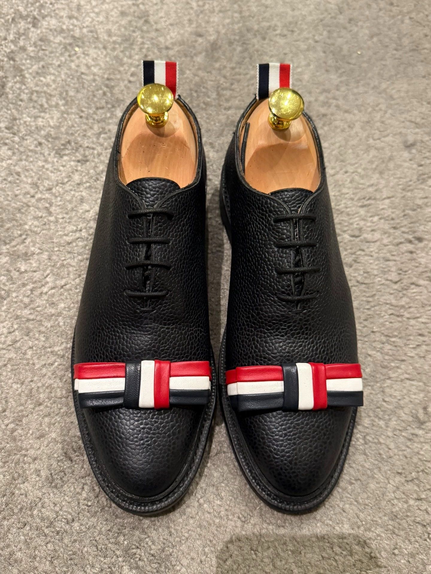 Thom Browne Thom Browne Women's Black Bow Detail Dress Shoes 37 Size US 6.5 / IT 36.5 - 1 Thumbnail