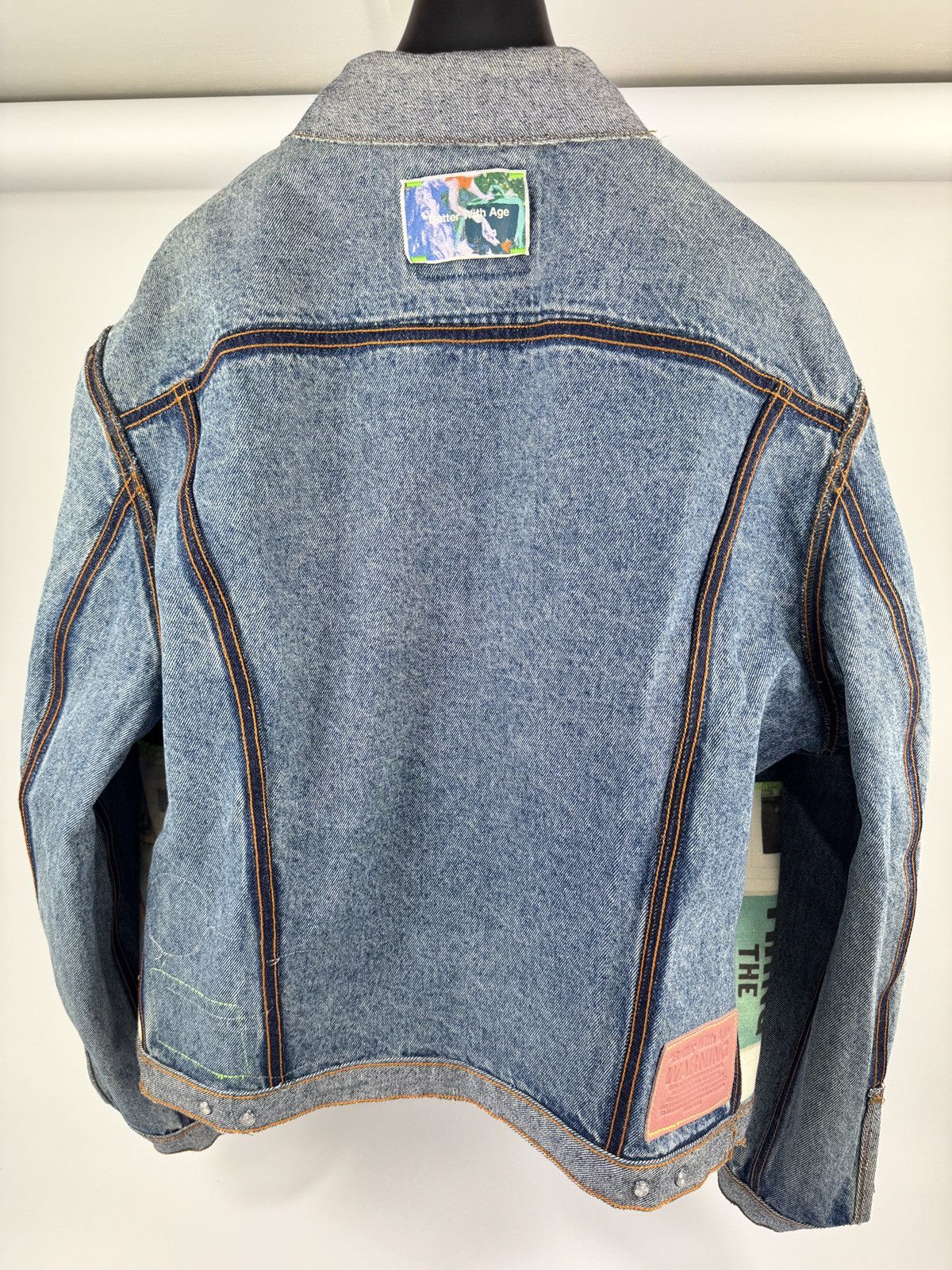 Better With Age BROGUE RECONSTRUCTED PATCH WORK REVERSIBLE TRUCKER JACKET Size US XL / EU 56 / 4 - 4 Thumbnail