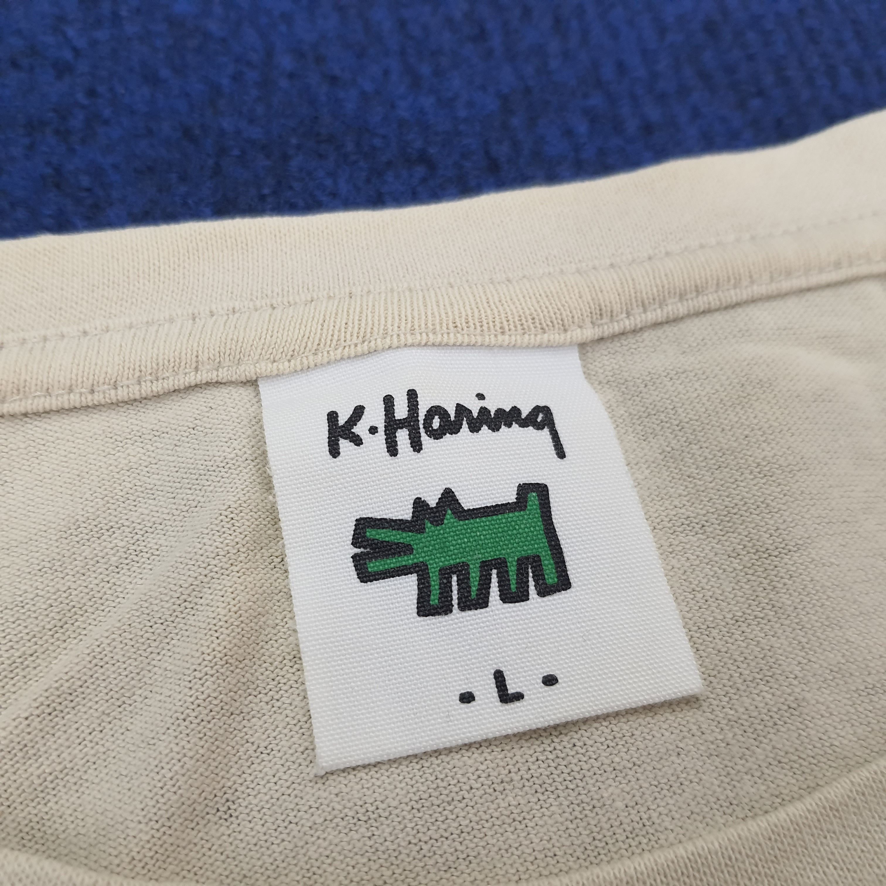 Japanese Brand × Keith Haring × Vintage Vintage Keith Haring Streetwear T-shirt Size US XL / EU 56 / 4 - 6 Thumbnail