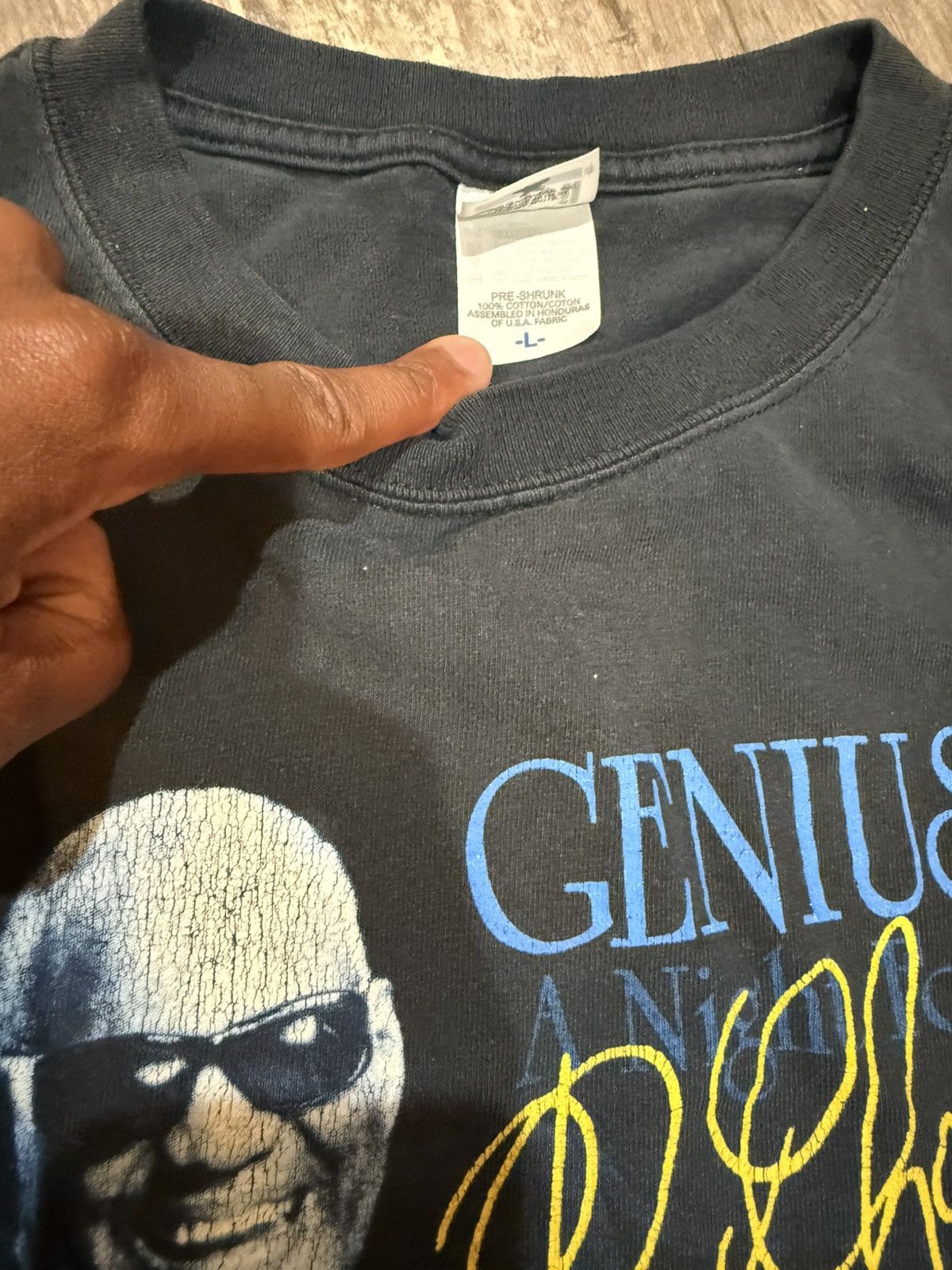 Vintage Vintage Genius: Ray Charles Commemoration Concert Tee Size US L / EU 52-54 / 3 - 6 Thumbnail