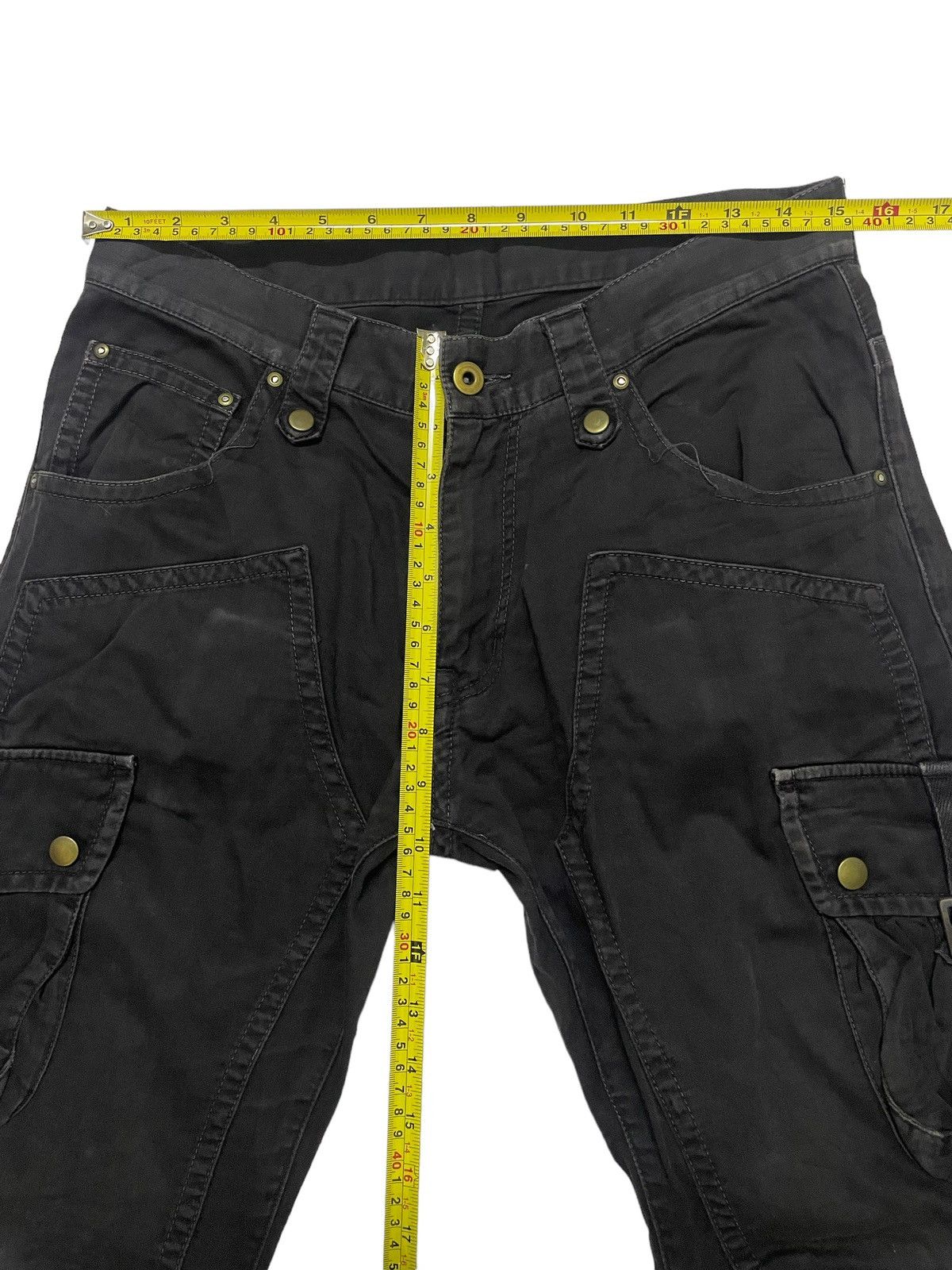 Issey Miyake × Tete Homme Tete Homme Double Knee Tactical Kargo Pants Size US 30 / EU 46 - 5 Thumbnail