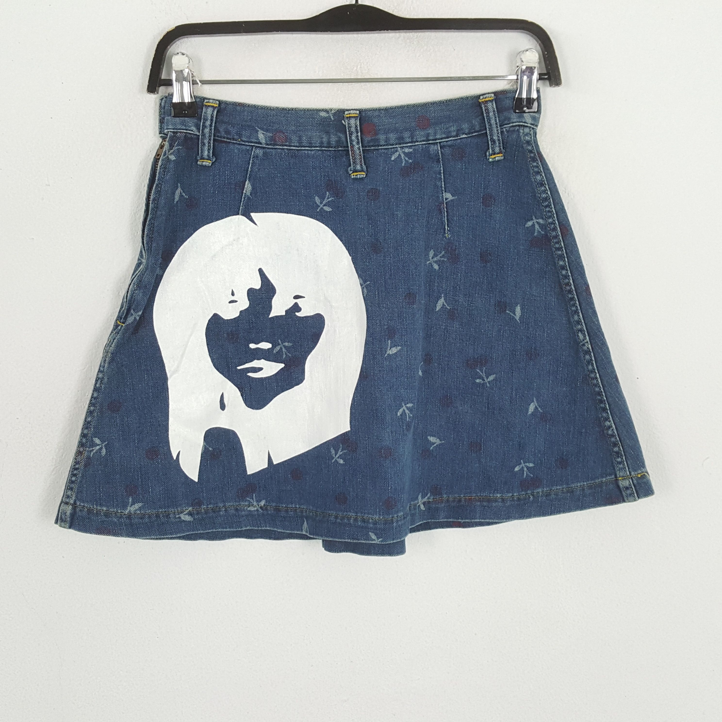 Hysteric Glamour × Japanese Brand × Vintage HYSTERIC GLAMOUR Japanese Brand Custom Art Skirt Size 24" / US 00 / IT 34 - 1 Thumbnail