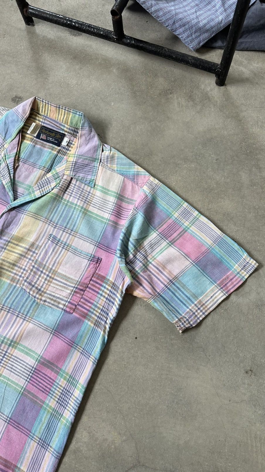 Panhandle Slim VINTAGE PANHANDLE SLIM MADE IN USA CHECKERED SHIRT Size US L / EU 52-54 / 3 - 5 Thumbnail