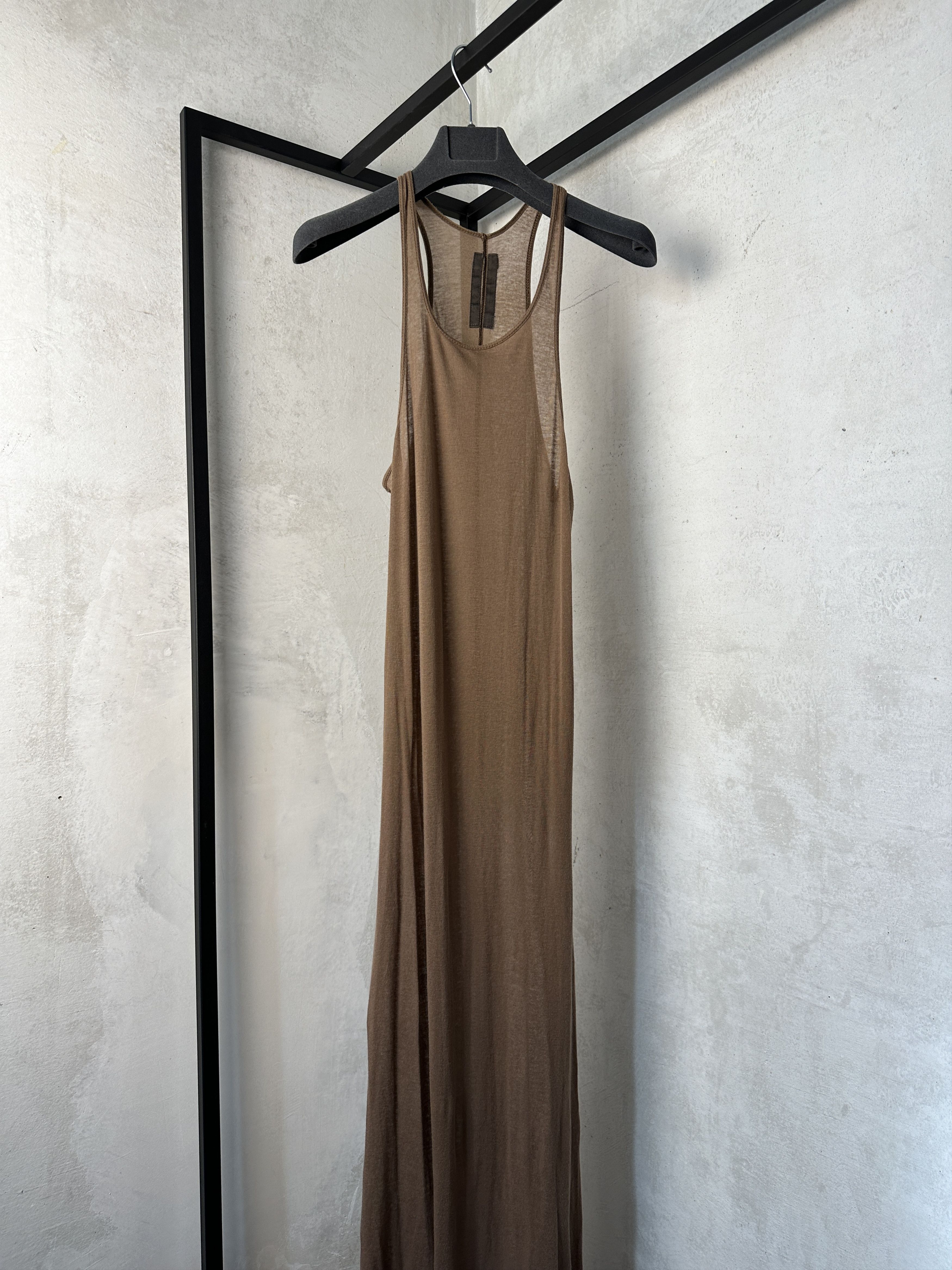 Rick Owens Rick Owens Crust AW09 Forever Tank Cotton Long Dress Size S / US 4 / IT 40 - 1 Thumbnail