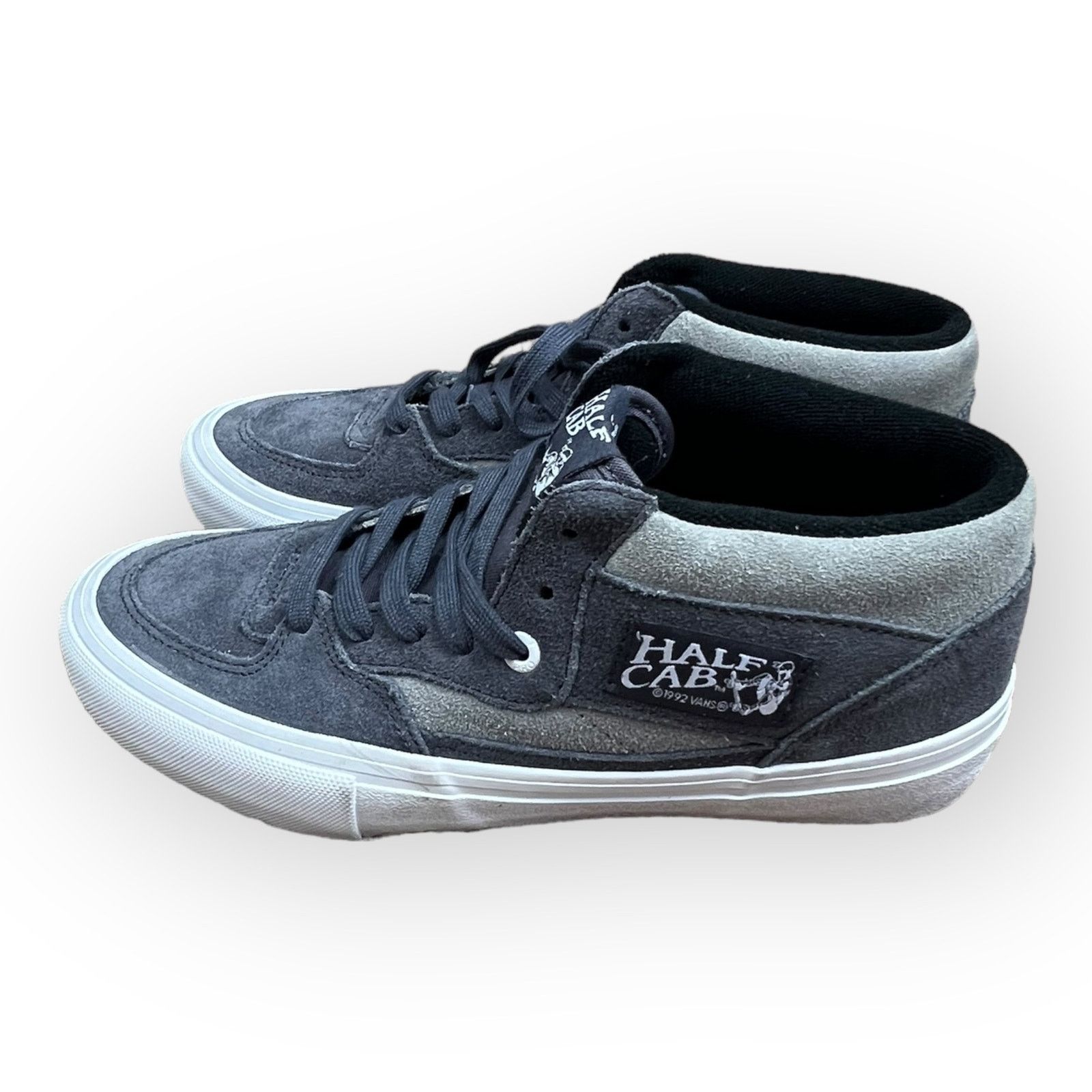 Vans VANS Half Cab Pro Sneakers - Periscope Grey and White Suede Size US 6.5 / EU 39-40 - 6 Thumbnail