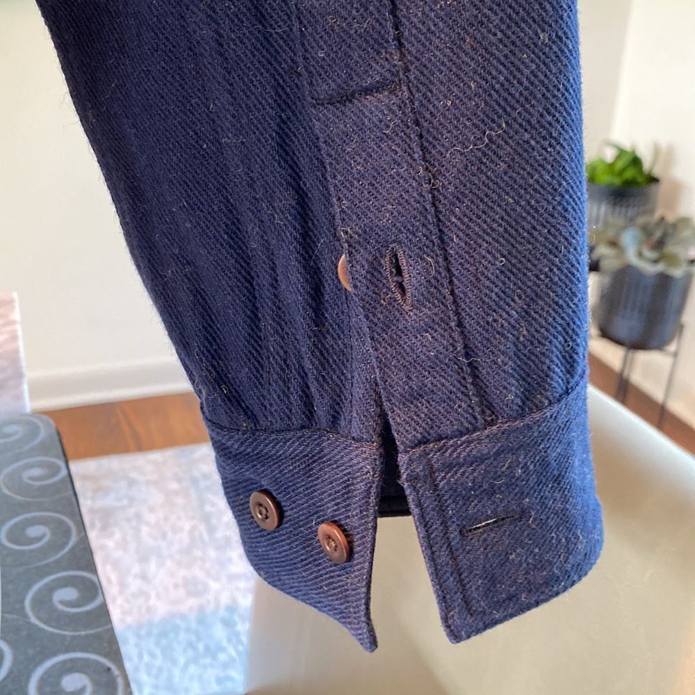 Chimala Chimala Long Sleeve Half Button Down Chest Pockets Thick Fa Size US L / EU 52-54 / 3 - 5 Thumbnail