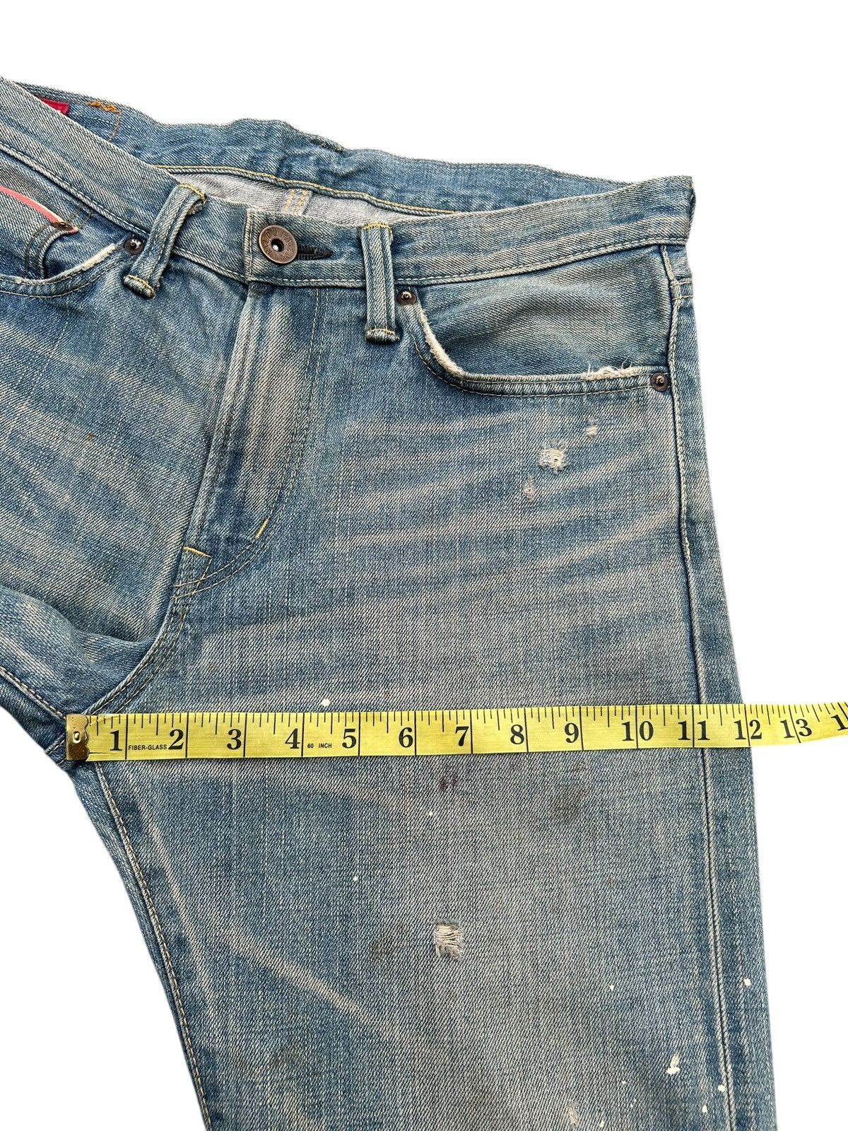 Kapital Vintage Edwin 505ZX Selvedge Buckle Back Distressed Denim Size US 32 / EU 48 - 19 Thumbnail