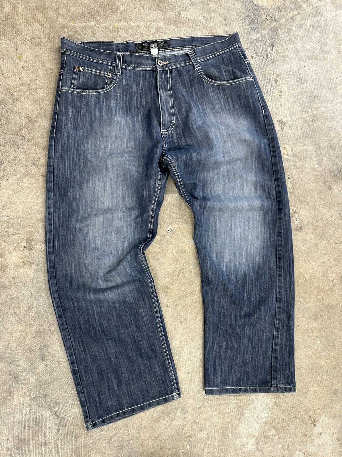 Southpole × Vintage Crazy Y2K Southpole Baggy Wide Leg Skater Jeans Size 42 Size US 42 / EU 58 - 4 Thumbnail