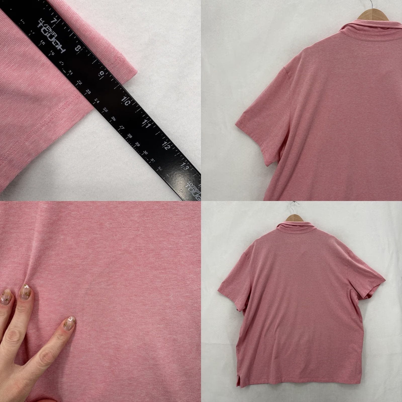 Vineyard Vines VINEYARD VINES Edgartown Polo Shirt Mens Big 2X Pink Pocket Whale Logo Stretch Shirt Mens Big 2X Pink Size US XXL / EU 58 / 5 - 8 Thumbnail