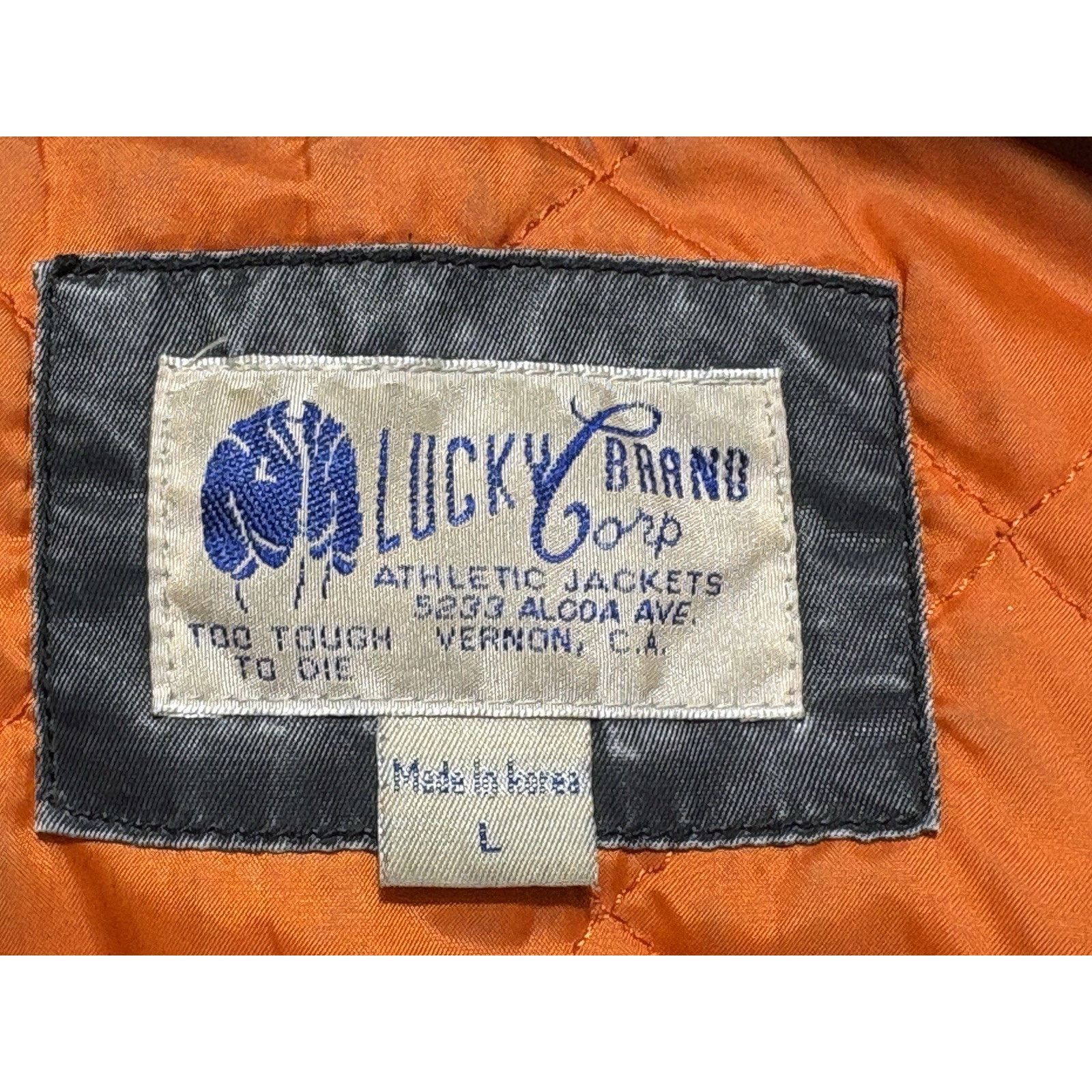 Lucky Brand Lucky Brand MA1 Flight Bomber Jacket Washed Military L Size US L / EU 52-54 / 3 - 5 Thumbnail