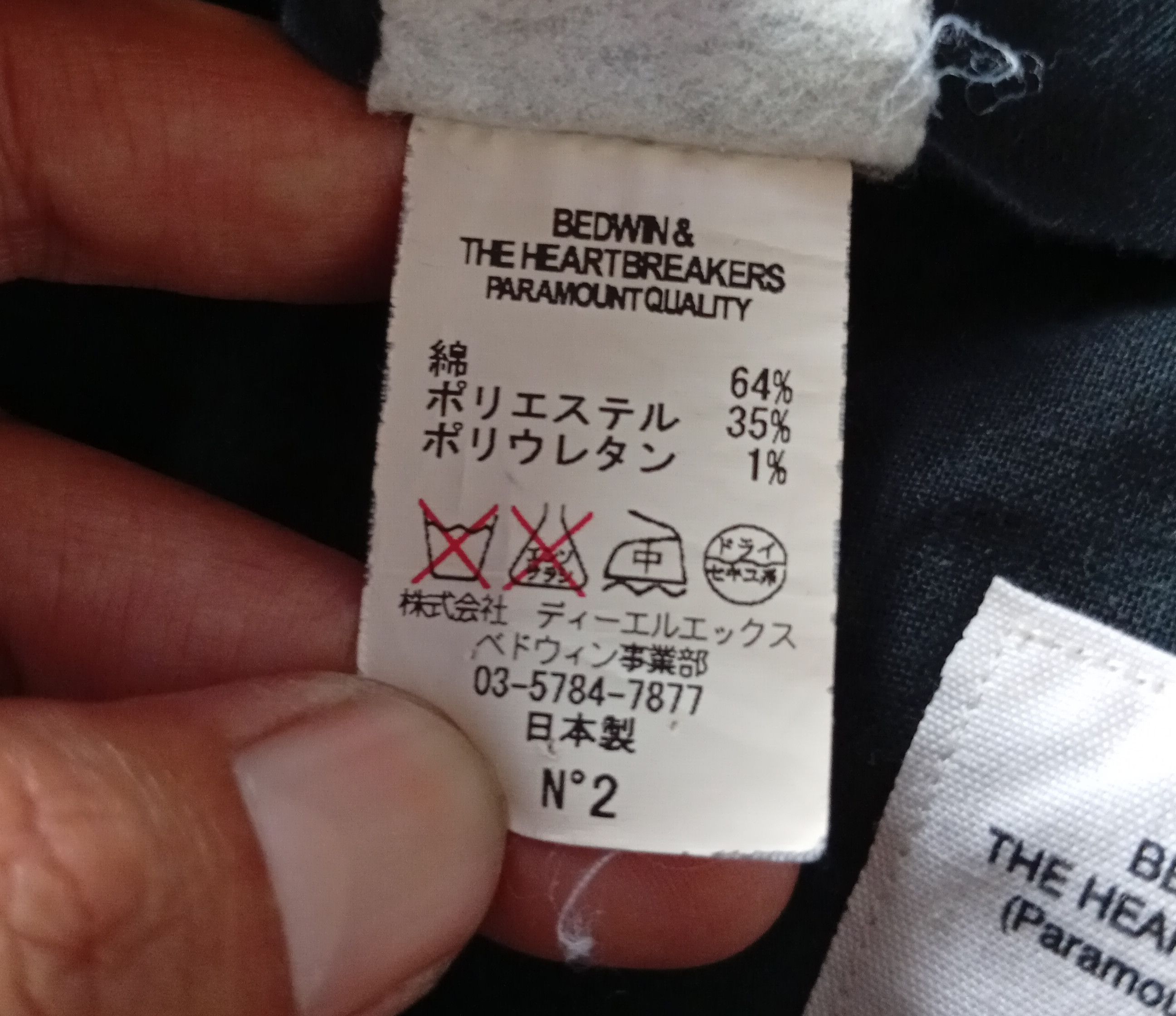 Bedwin & The Heartbreakers No.2 crop pants navy Size US 30 / EU 46 - 5 Thumbnail