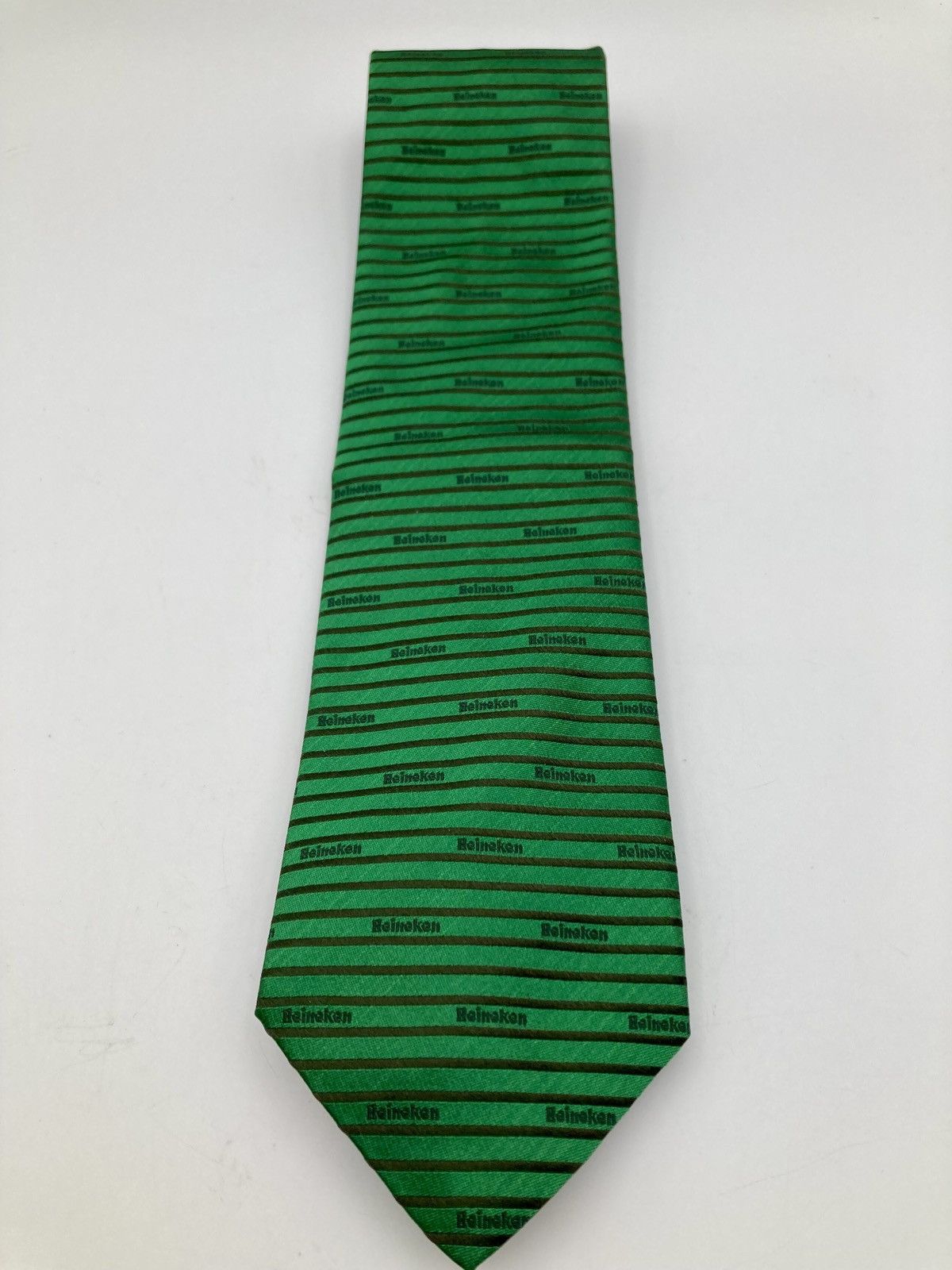 Heineken Vintage Heineken Beer All Over Print Silk Tie Oktoberfest Size ONE SIZE - 1 Thumbnail