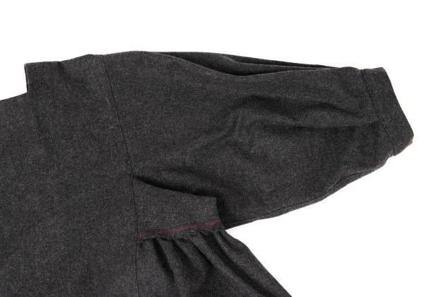 Comme des Garcons Comme des Garcons Dark gray retro flat neck dress with des Size M / US 6-8 / IT 42-44 - 5 Thumbnail