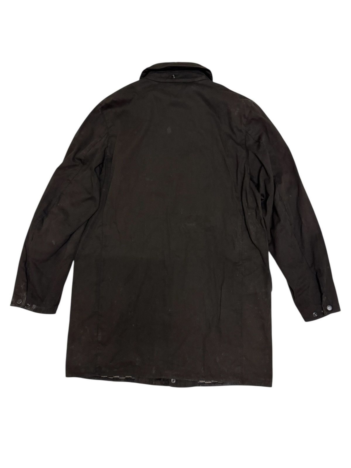 Louis Vuitton Louis Vuitton Rubered Coat Damier Wax Jacket Size US L / EU 52-54 / 3 - 3 Thumbnail
