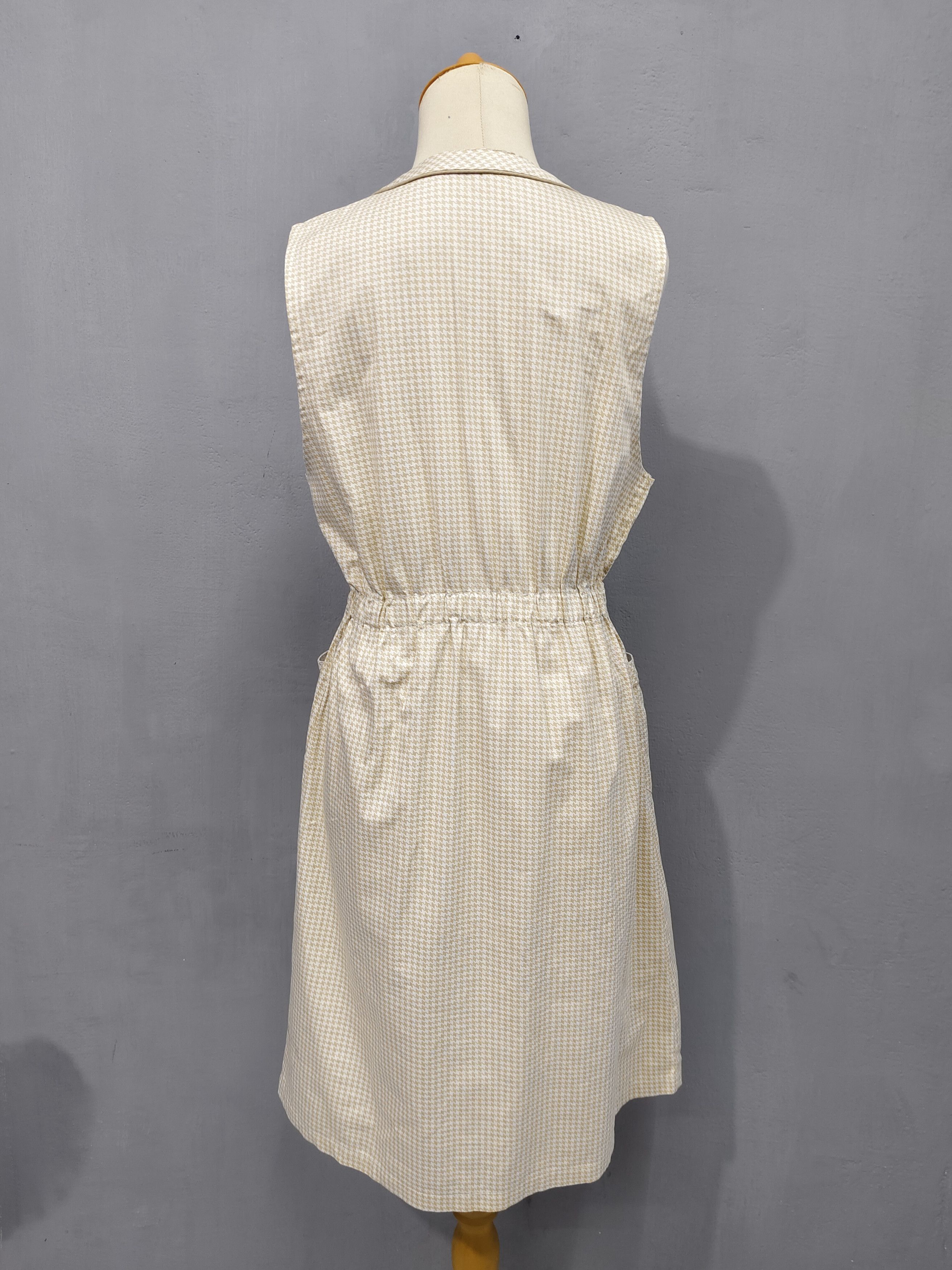 Christian Dior Monsieur 90s Christian Dior- CD Logo Houndstooth Wrap Dress Size M / US 6-8 / IT 42-44 - 4 Thumbnail