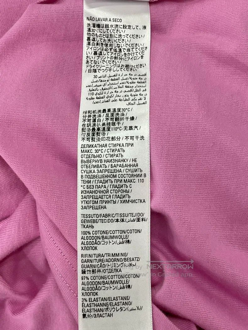 Balenciaga Balenciaga Pink lettered print short-sleeve T-shirt, size Size US L / EU 52-54 / 3 - 7 Thumbnail