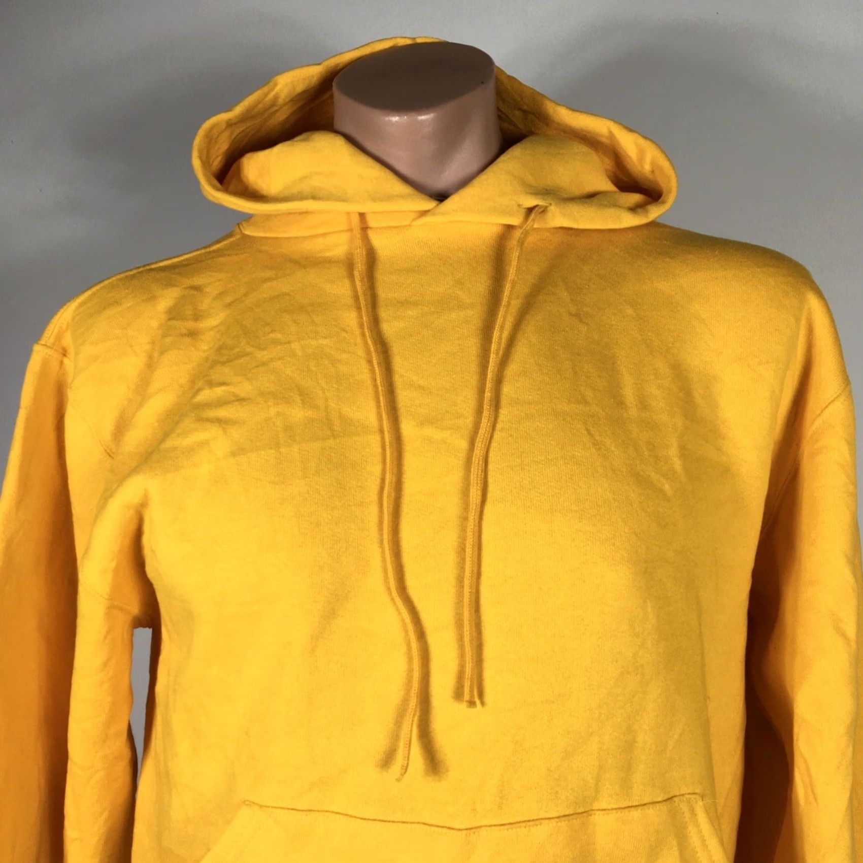 Russell Athletic VINTAGE Russell Athletic Hoodie Mens Size S Yellow Goldenrod Blank Sweatshirt Crew Neck 90s Athletic Track Size US S / EU 44-46 / 1 - 3 Thumbnail