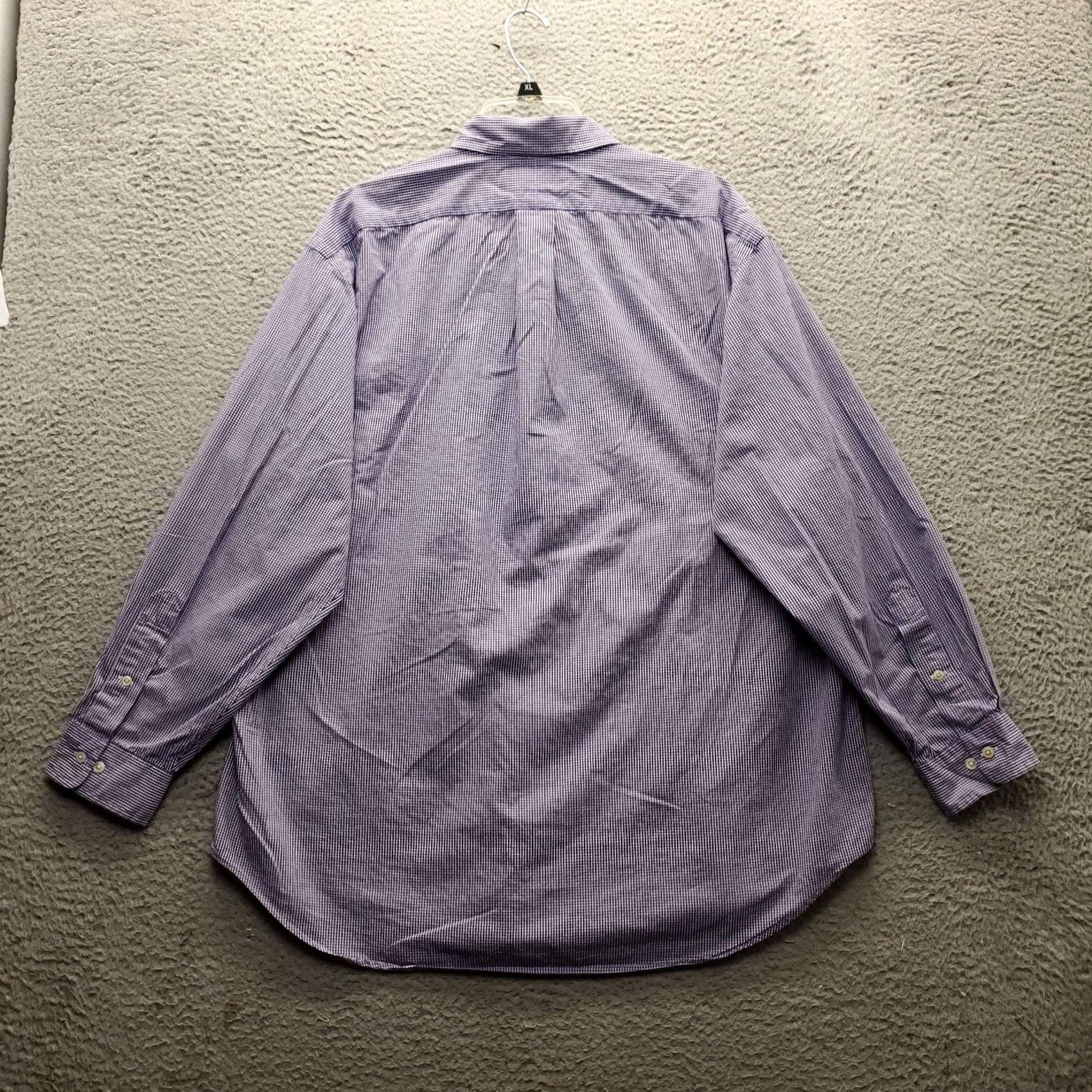 Ralph Lauren Ralph Lauren Dress Shirt Mens 17 Multi Oxford Long Sleeve Collared Button Down Shirt Size 46R - 2 Thumbnail