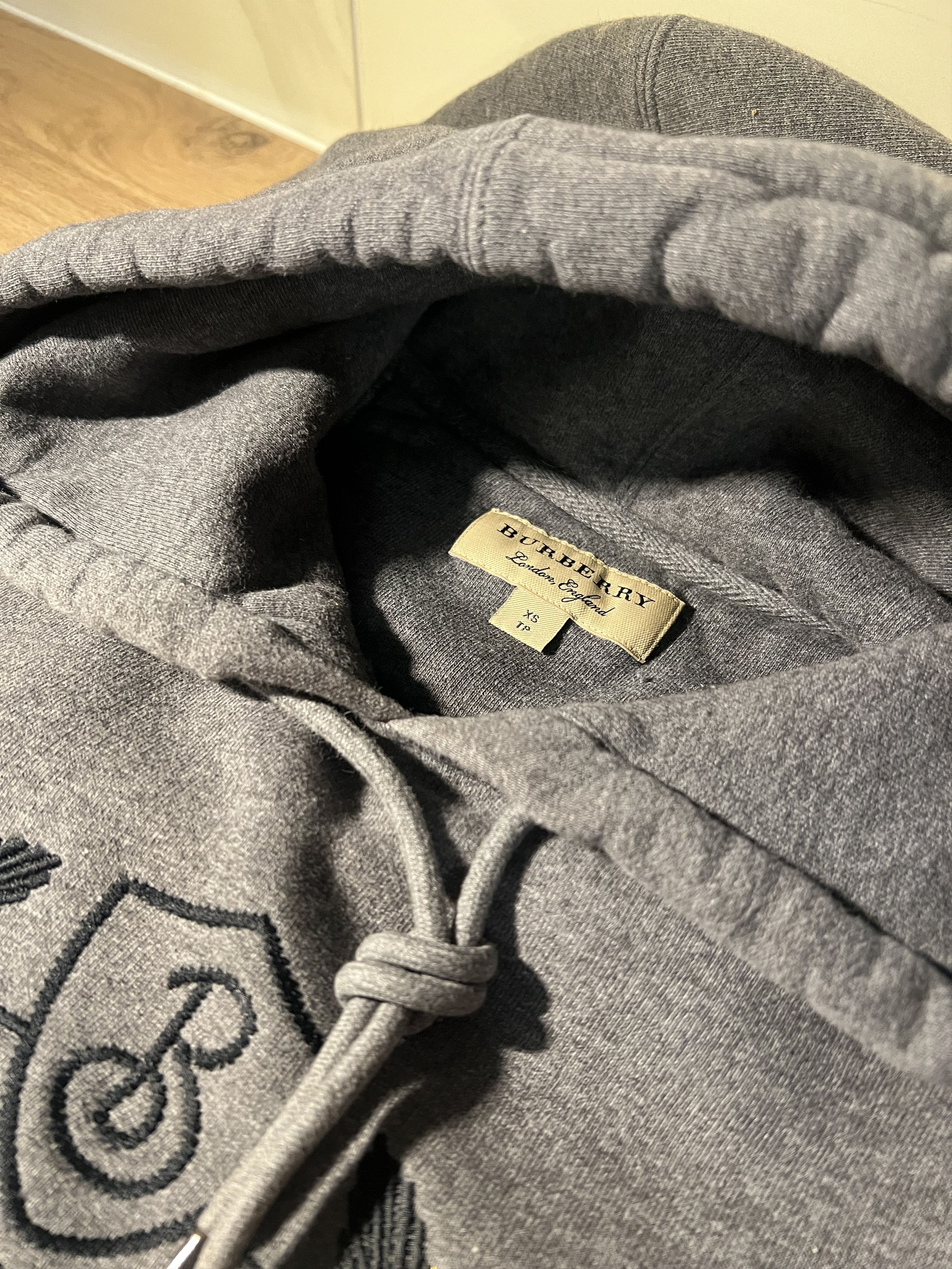 Burberry Burberry Logo Embroidered Mélange Fleece Back Cotton Size US XS / EU 42 / 0 - 3 Thumbnail
