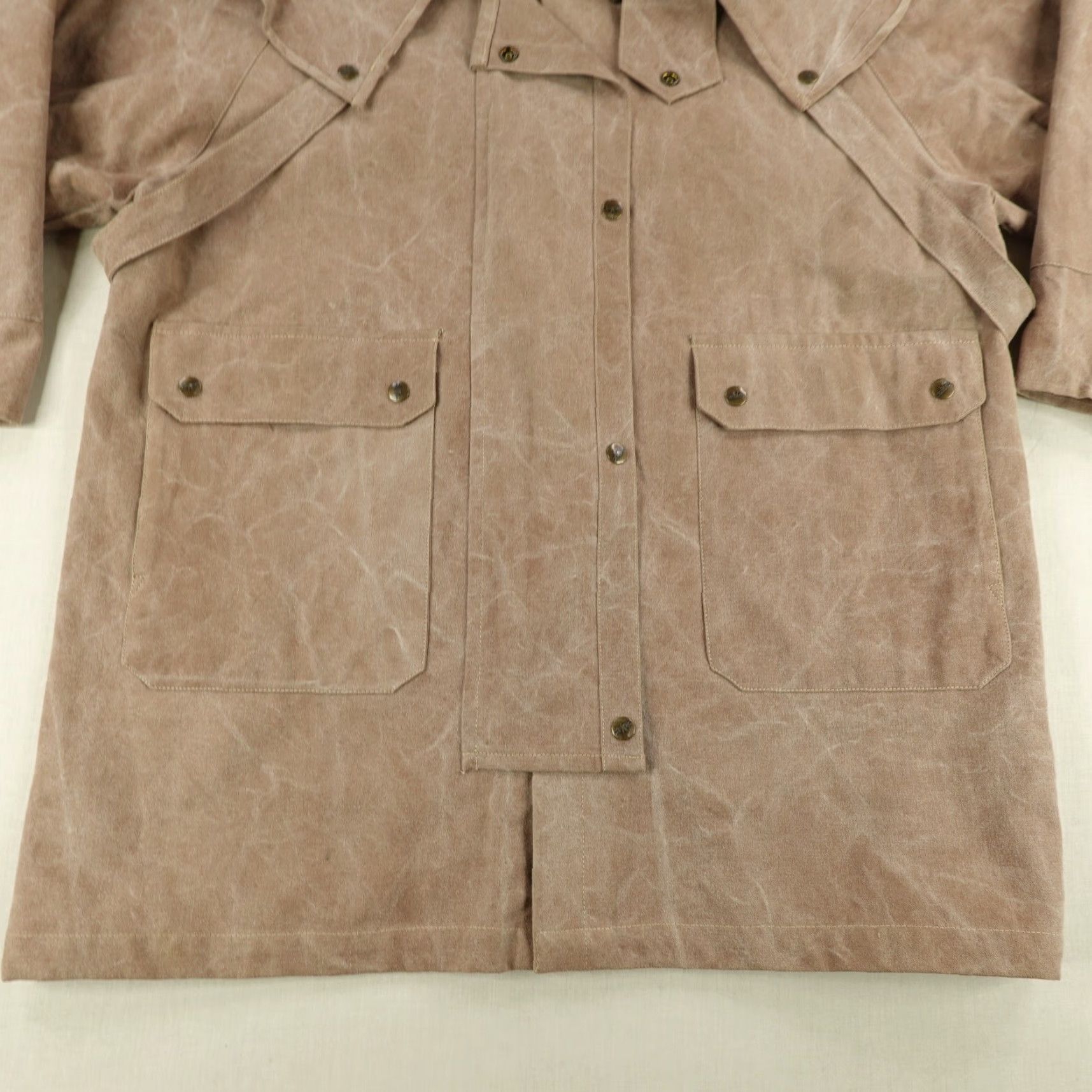 Vintage Vintage Overland Outfitters Jacket Mens Medium Canvas Trench Coat 90s Outdoor Workwear Size US M / EU 48-50 / 2 - 3 Thumbnail