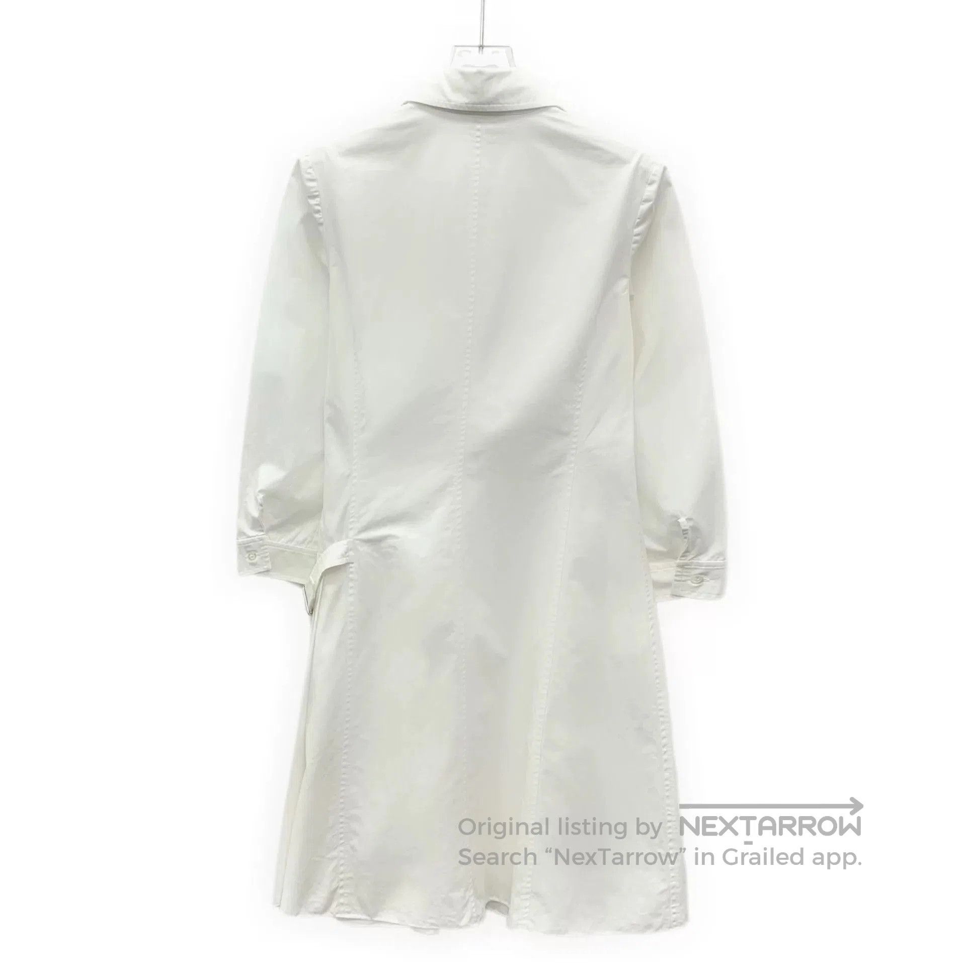 Dior dior white embroidered logo long sleeve dress. Size US XXS / EU 40 - 2 Thumbnail