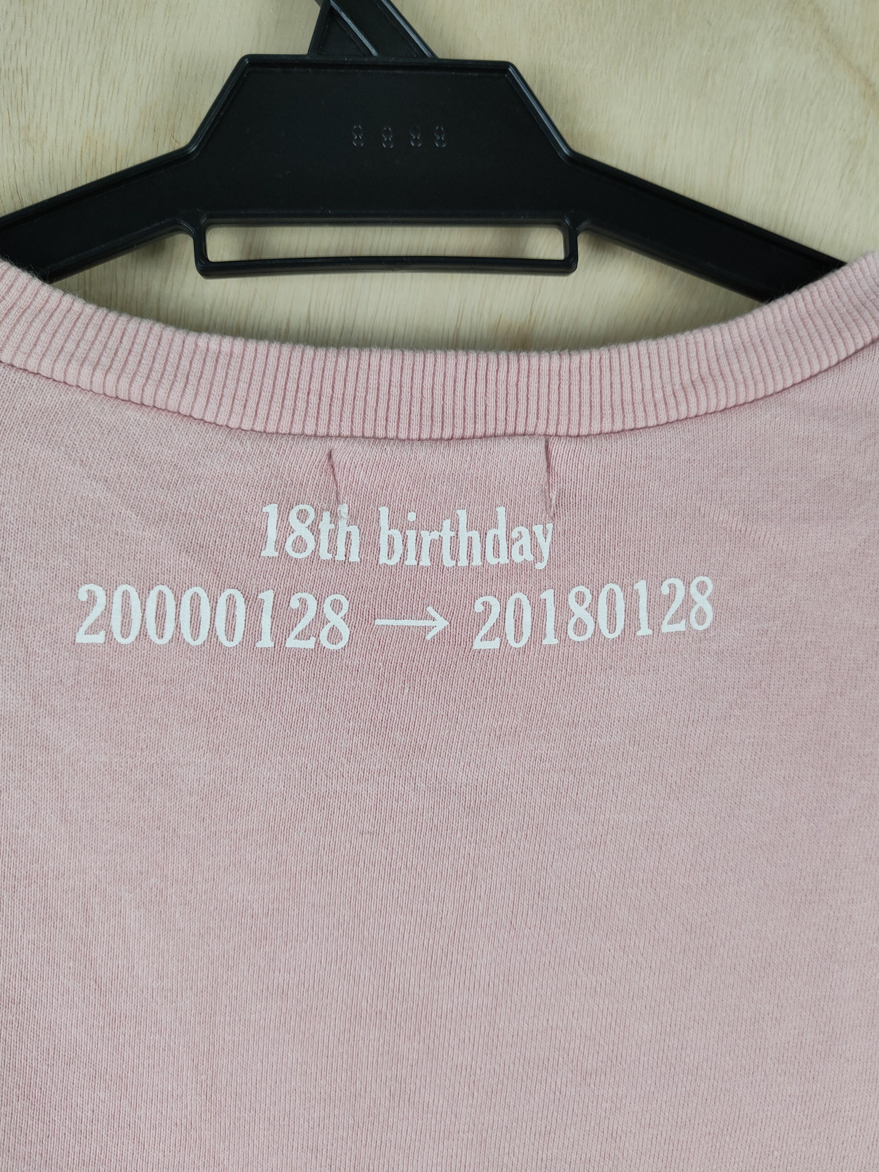 Japanese Brand Mememi Pink vintage Sweatshirts #S2569 Size L / US 10 / IT 46 - 8 Thumbnail