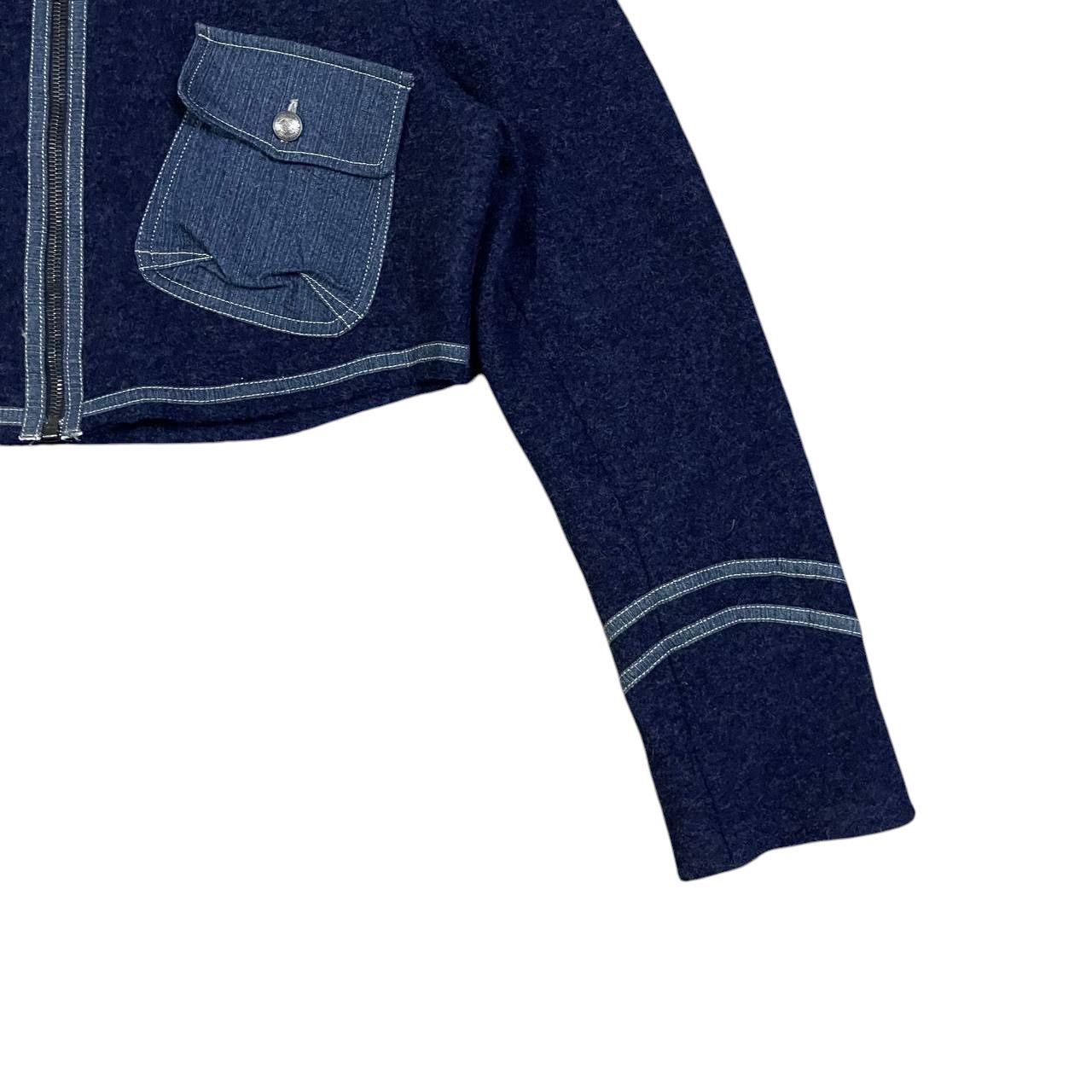 Other Vintage Indies Wool Cropped Jacket Size S / US 4 / IT 40 - 4 Thumbnail