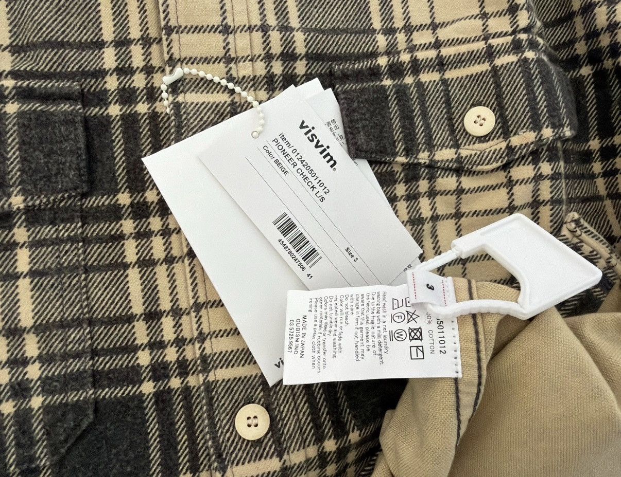 Visvim VISVIM PIONEER CHECK L/S Size US L / EU 52-54 / 3 - 3 Thumbnail