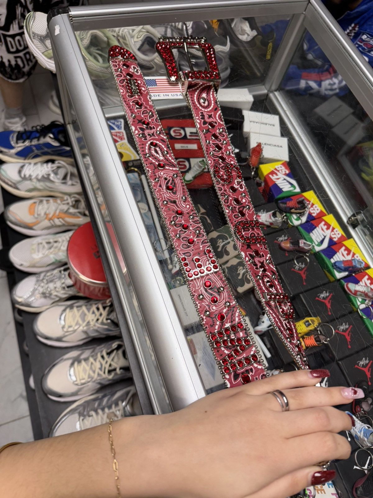 Supreme X B.B. Simon Bandana Belt (Red)