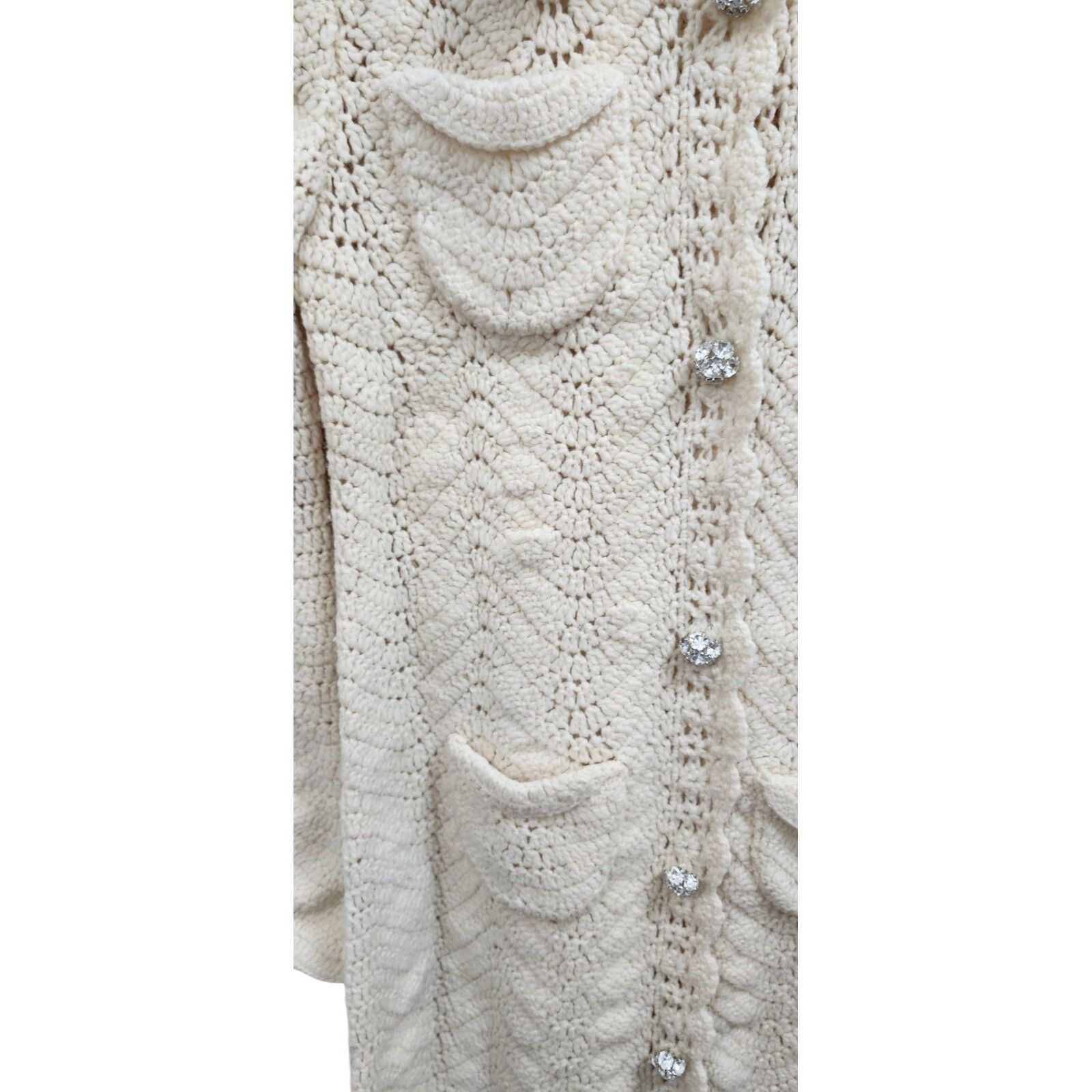 Anthropologie Tracy Reese for Anthropologie Crochet Occasion Cardigan M Size M / US 6-8 / IT 42-44 - 6 Thumbnail