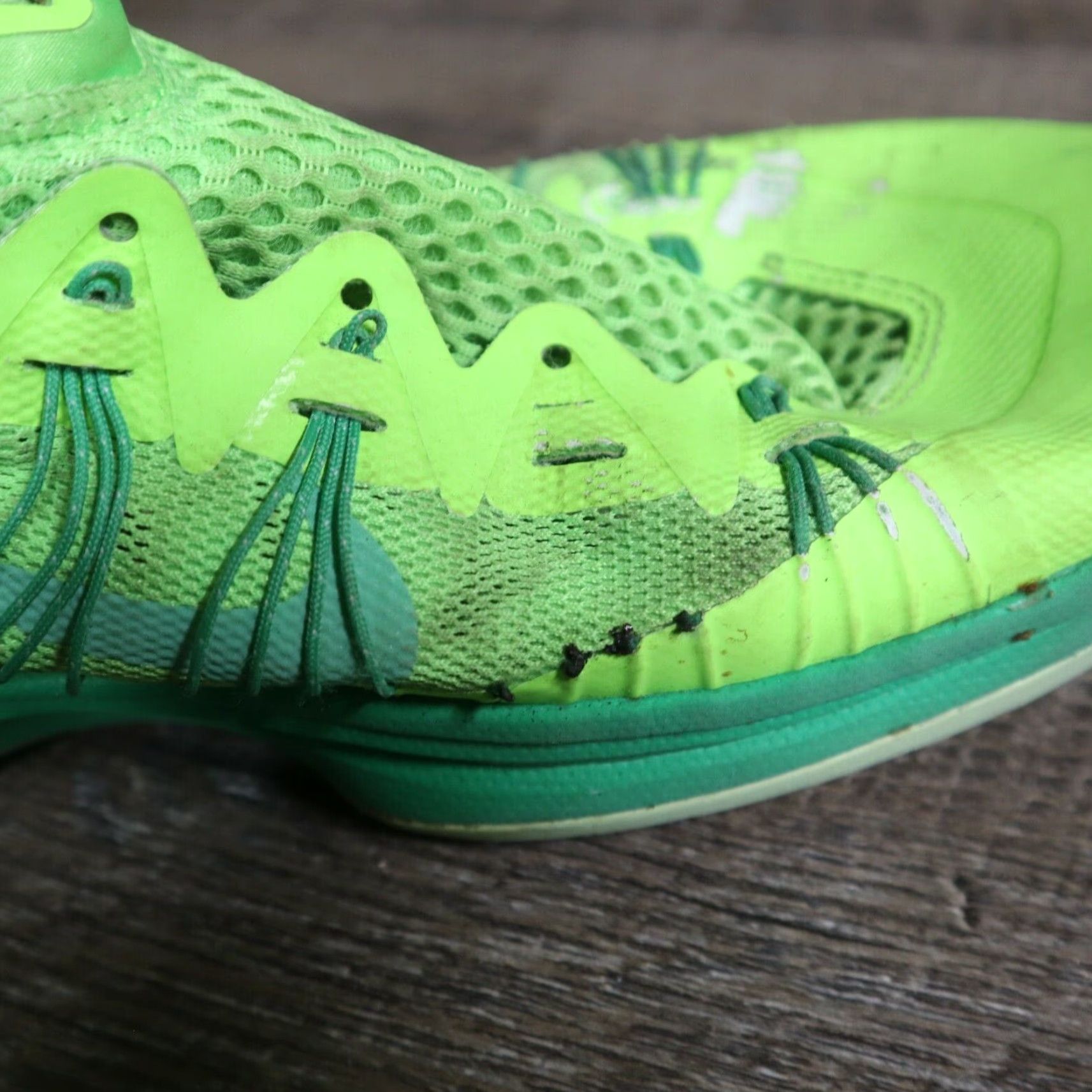 Nike Nike Hyperdunk Basketball Shoes Mid Top Men’s Size 9.5 Green Lace Up Size US XL / EU 56 / 4 - 7 Thumbnail