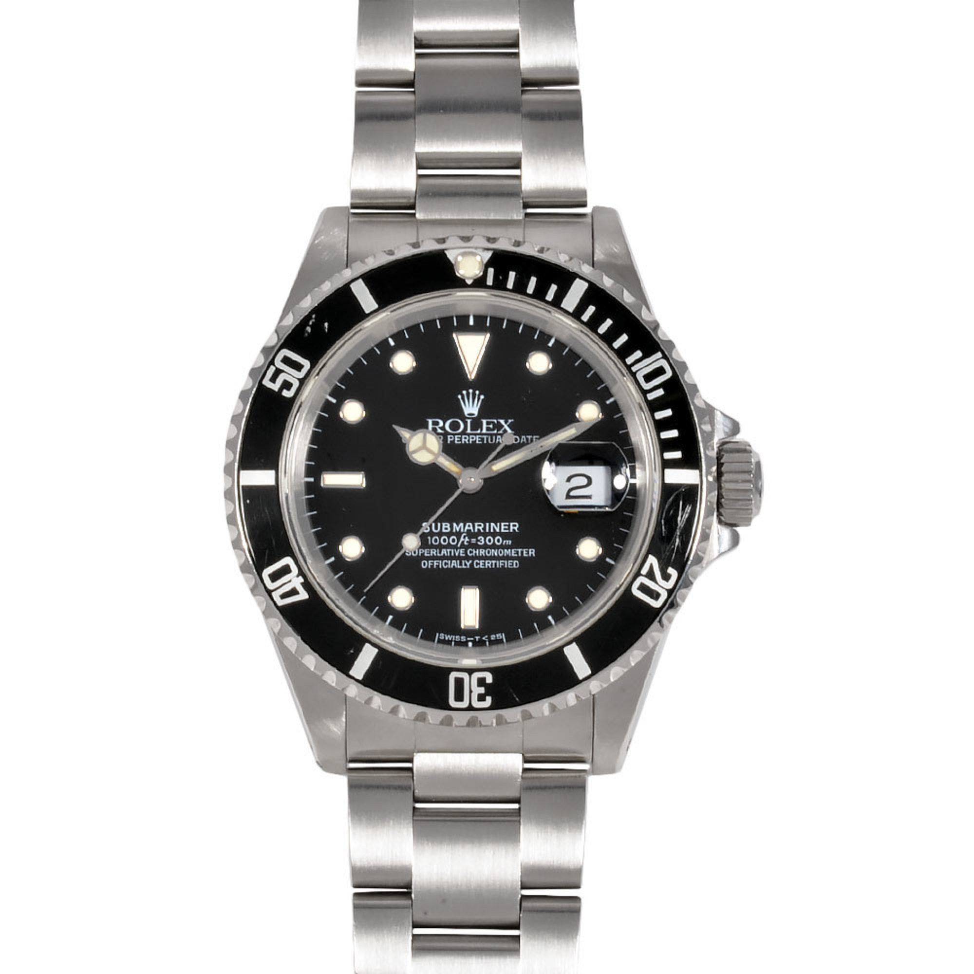 Rolex Rolex 16610 Submariner Date X serial number manufactured around 1991 Wristwatch Automatic Black dial Stainless steel Men's Size ONE SIZE - 1 Thumbnail