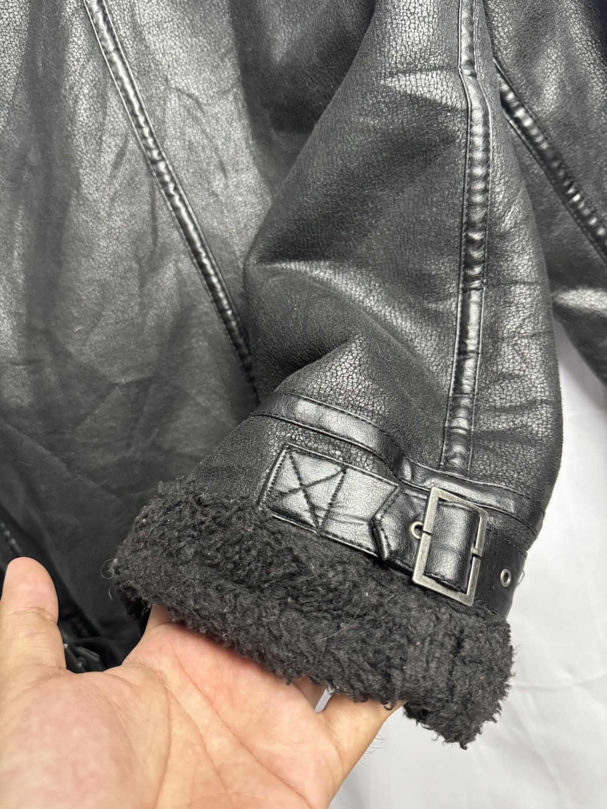 14th Addiction Japanese~Fur Rush/Hour Leather Suede Jacket Size US M / EU 48-50 / 2 - 7 Thumbnail