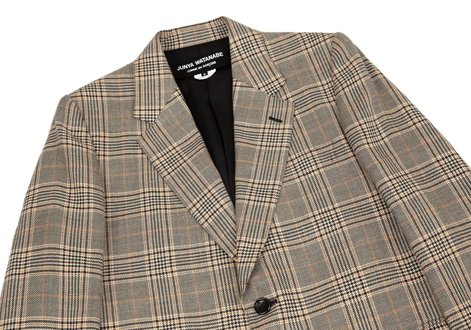 Junya Watanabe Glen Check 2B Tailored Jacket Beige Size S Size US S / EU 44-46 / 1 - 3 Thumbnail