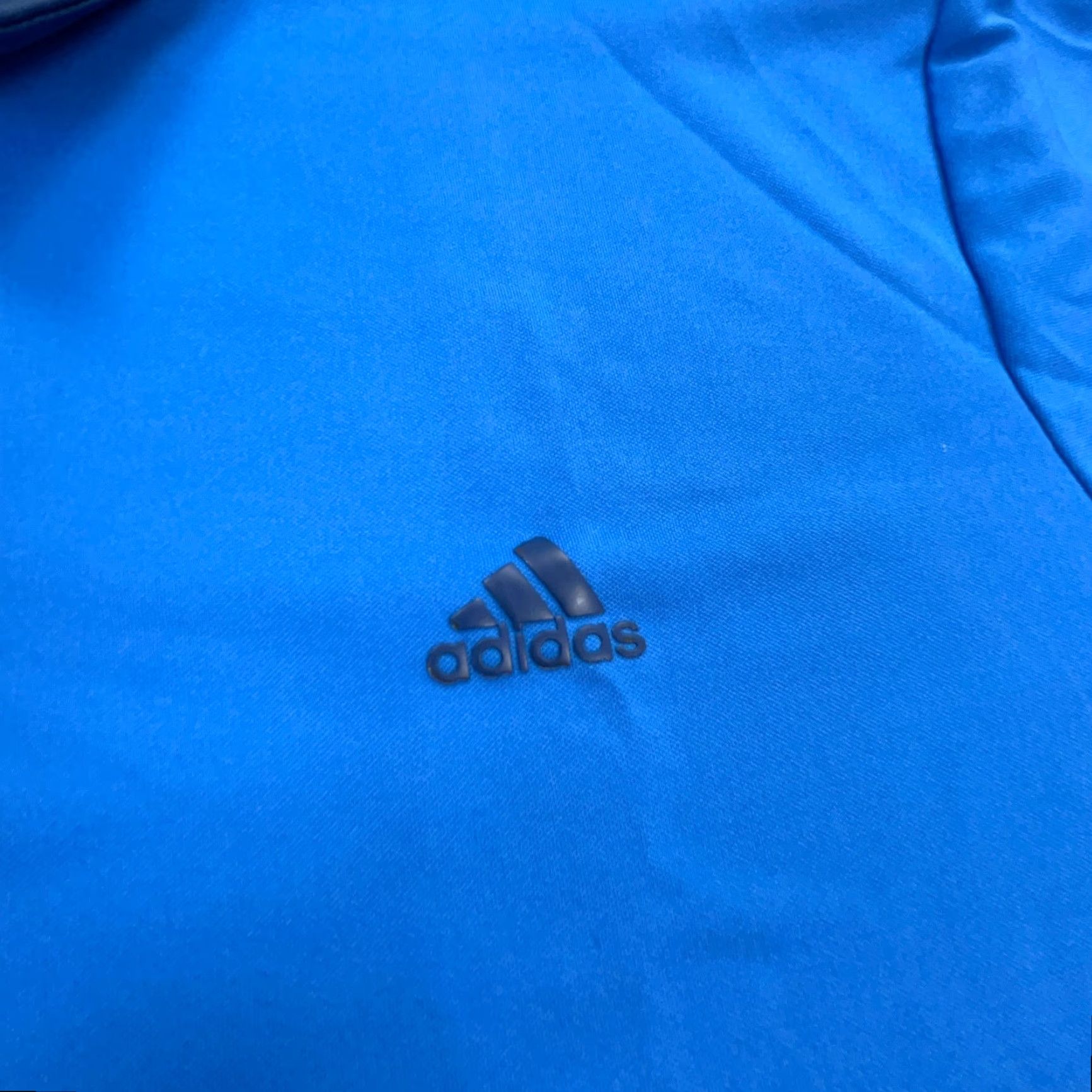 Adidas Adidas Polo Shirt Men XL Blue Performance Golf Tennis Ringer Adult Poly Plain Q Size US XL / EU 56 / 4 - 3 Thumbnail