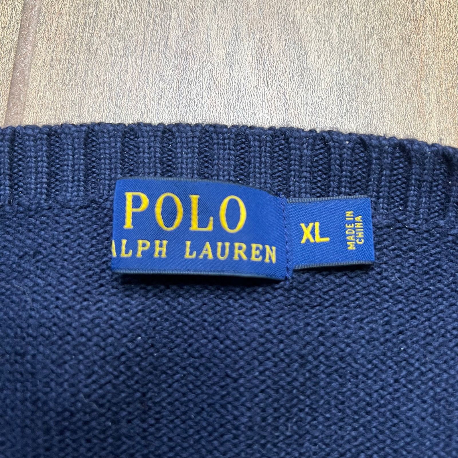 Polo Ralph Lauren Vintage Navy blue Polo by Ralph Lauren sweater Sz XL Y2K Size US XL / EU 56 / 4 - 4 Thumbnail