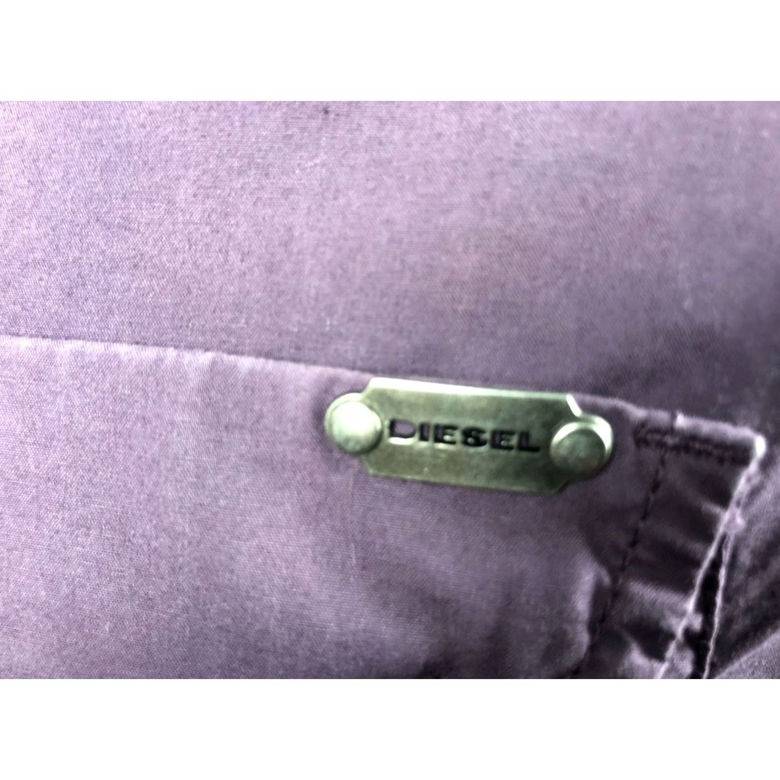 Diesel Diesel Shirt 2XL Purple Cotton Roll-Tab Sleeves Button Up Men’s Size US XXL / EU 58 / 5 - 7 Thumbnail