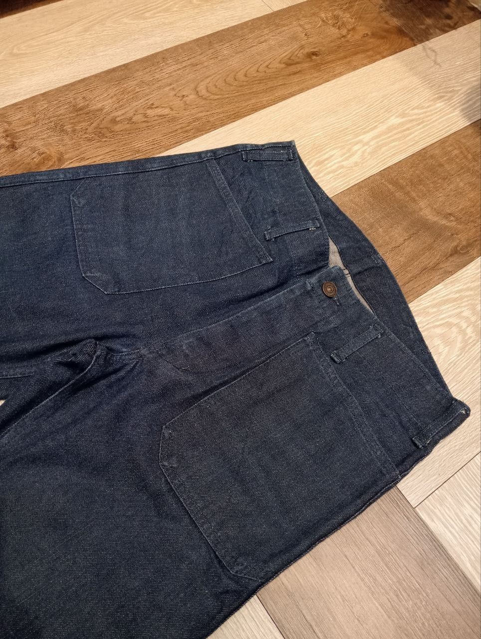 Visvim VISVIM CUBISM BLUE INDIGO SELVEDGE FLARED DENIM PANTS Size US 30 / EU 46 - 6 Thumbnail