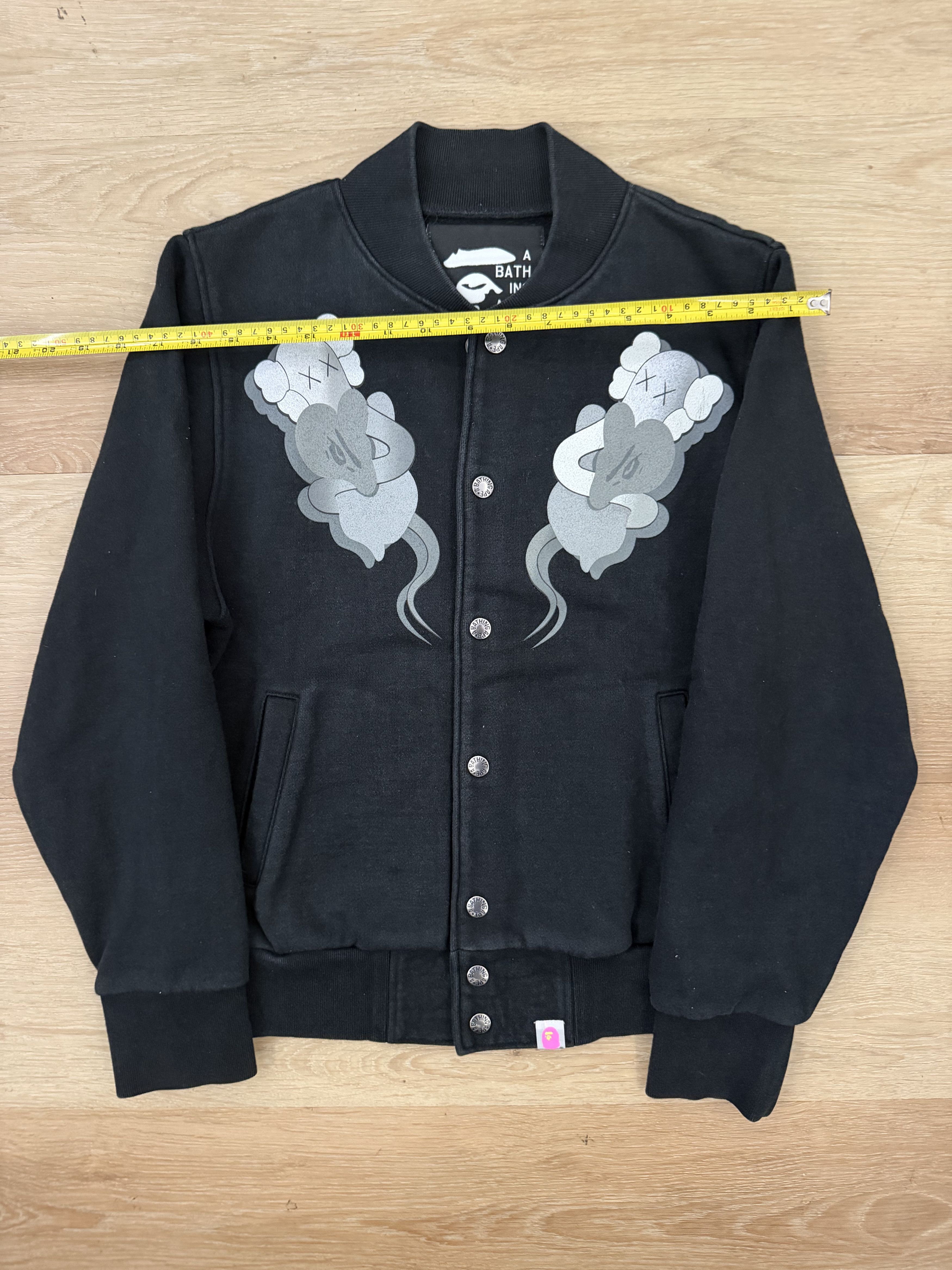 Bape × Kaws Bape 2007x Kaws Bendy Varsity Jacket Size M / US 6-8 / IT 42-44 - 6 Thumbnail