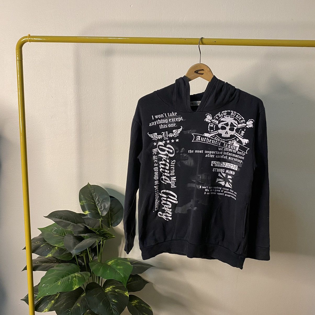 If Six Was Nine × Japanese Brand × Seditionaries Japanese Brand Freude Seditionaries Poem Cyber Gothic Hoodie Size US S / EU 44-46 / 1 - 1 Thumbnail