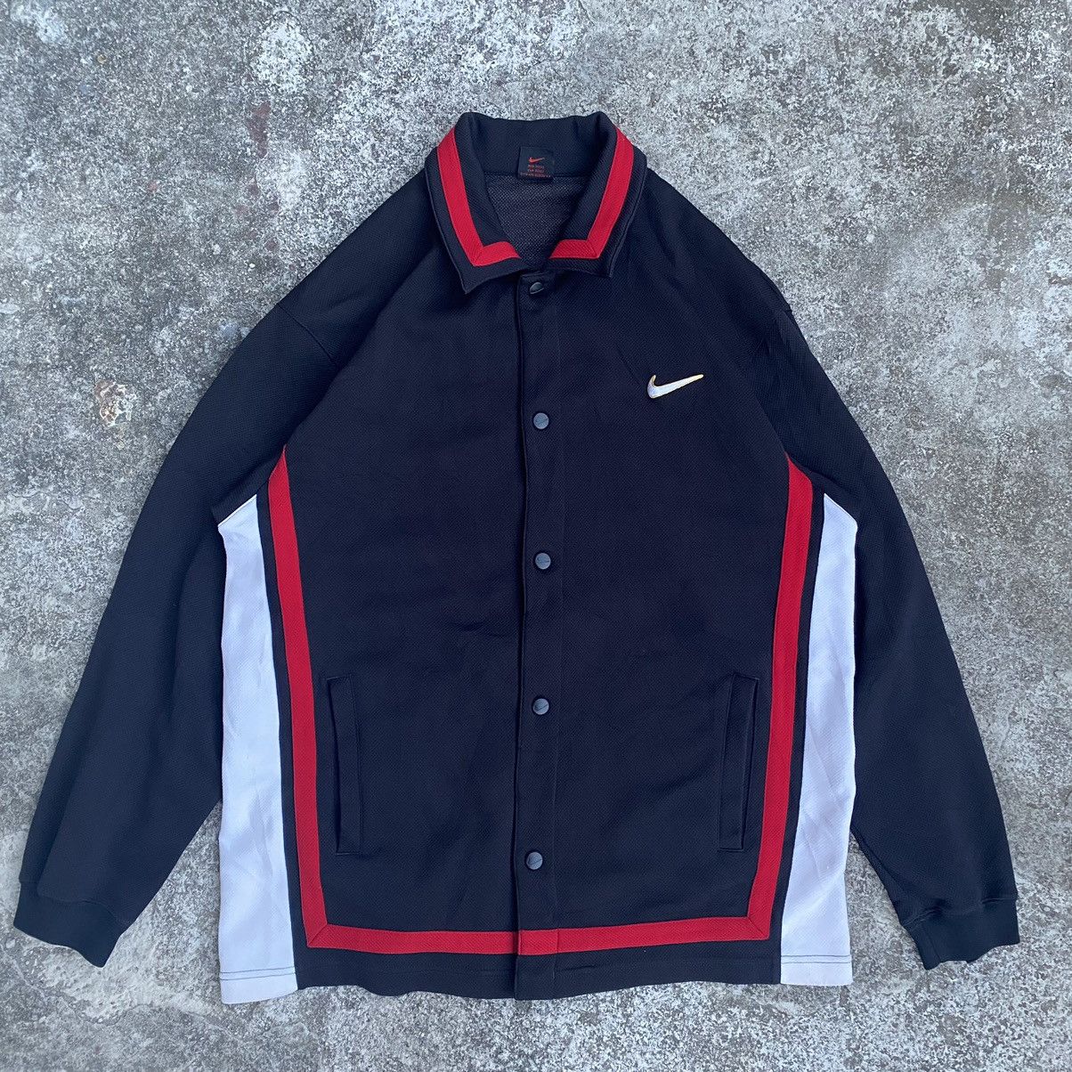 image of Nike 90’S Varsity Jacket in Black, Men's (Size XL)