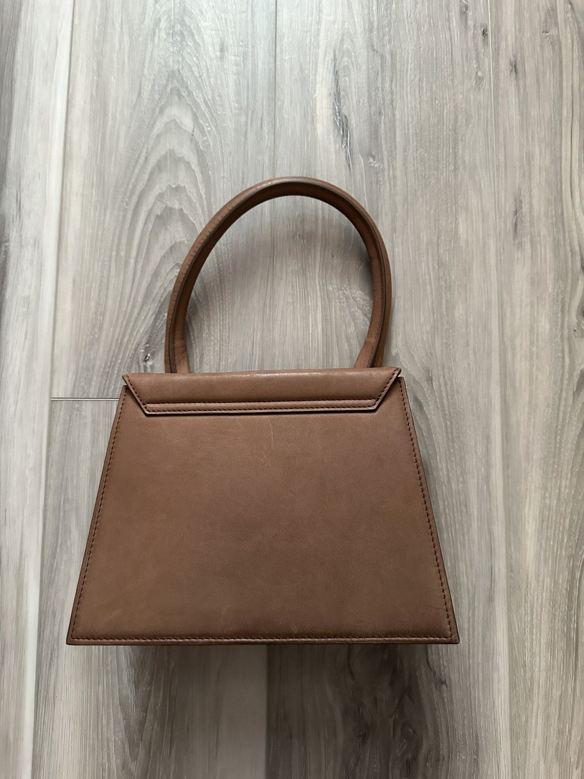 Jacquemus Jacquemus Brown Le Papier 'Le Grand Chiquito' Top Handle Bag Size ONE SIZE - 2 Thumbnail