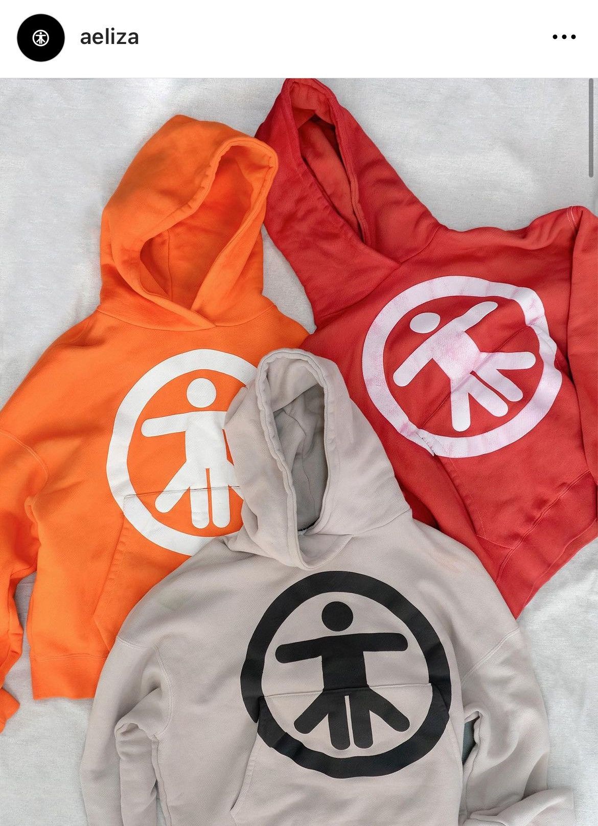 Other ORANGE AELiZA iNDiViDUAL SYMBOL CROPPED HOODiE ViTRUViAN MAN Size US L / EU 52-54 / 3 - 23 Thumbnail