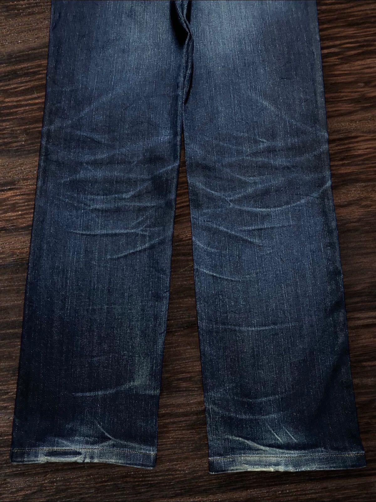 Jun Takahashi Vintage Japanese Brand Uniqlo Fade Wash Distressed Slim Jean Size US 30 / EU 46 - 6 Thumbnail