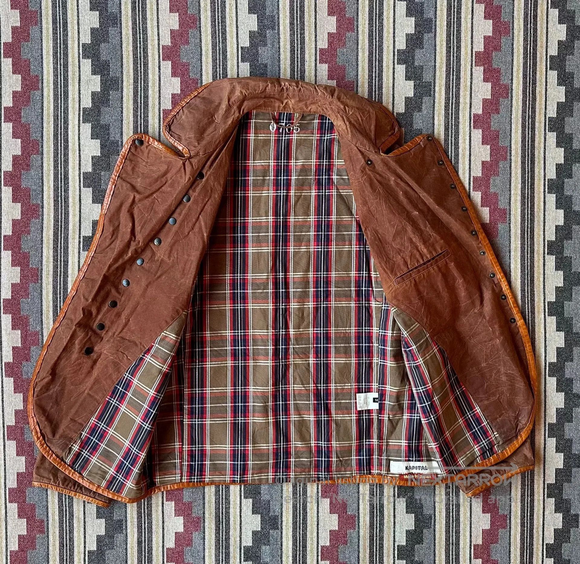 Kapital vintage kapital waxed fabric jacket. Size US M / EU 48-50 / 2 - 3 Thumbnail