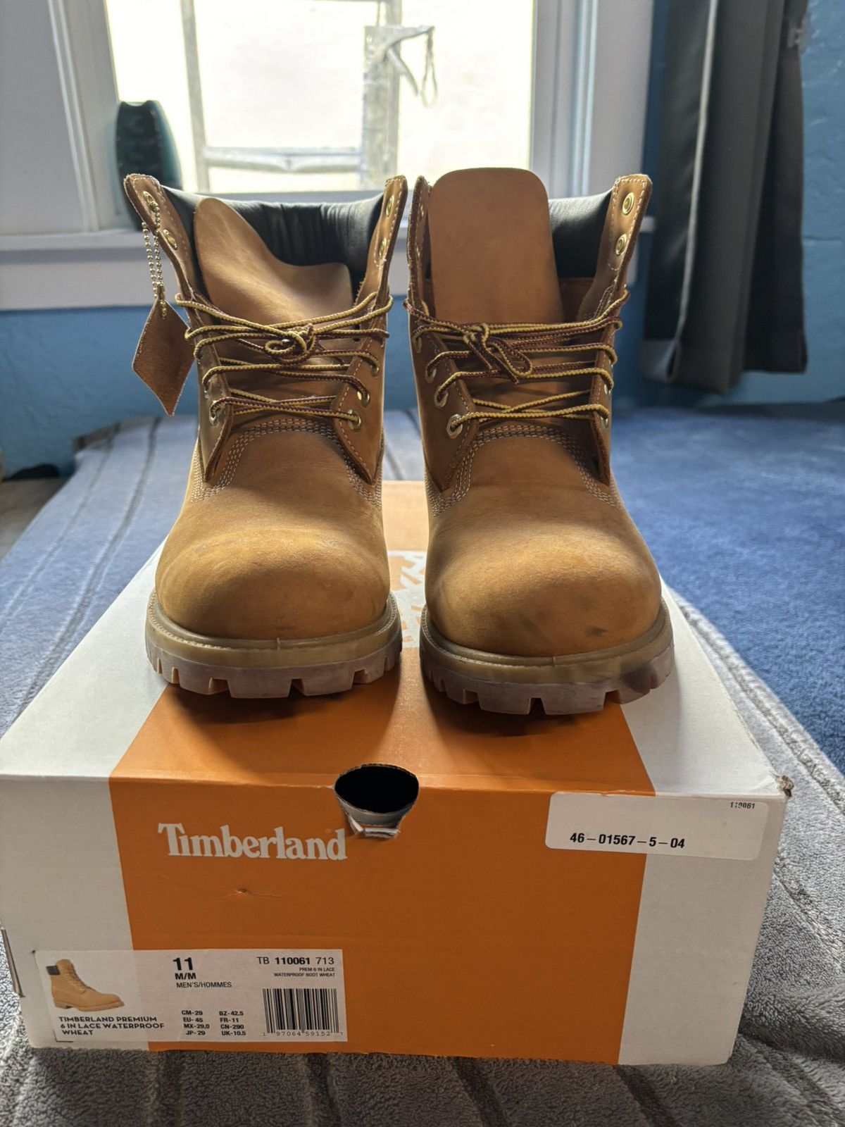 Timberland Timberland 6 Inch Premium Waterproof Boot 'Wheat' Size US 11 / EU 44 - 1 Thumbnail