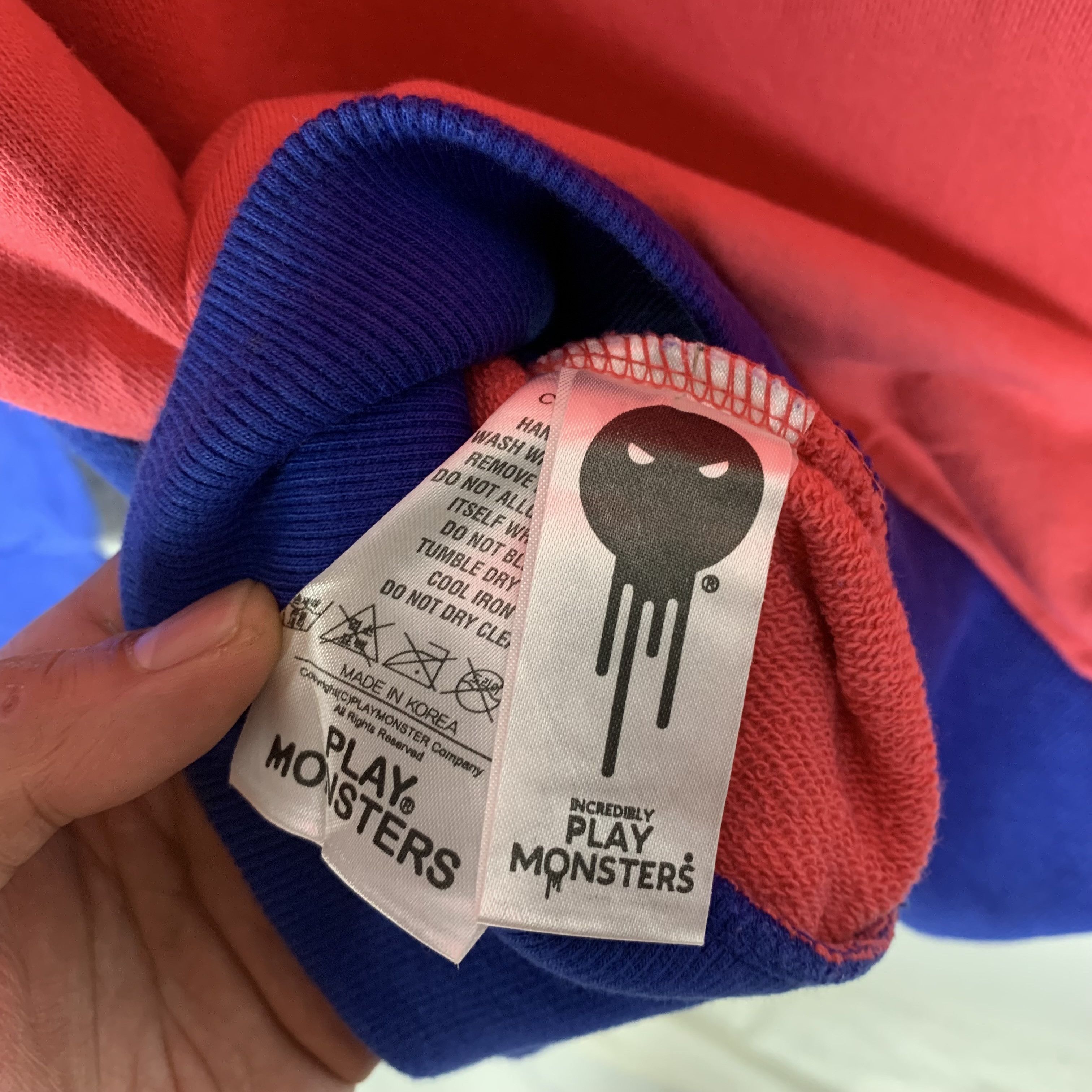 Japanese Brand PLAYMONSTERS Multicolor Sweatshirt Crewneck Size US S / EU 44-46 / 1 - 9 Thumbnail