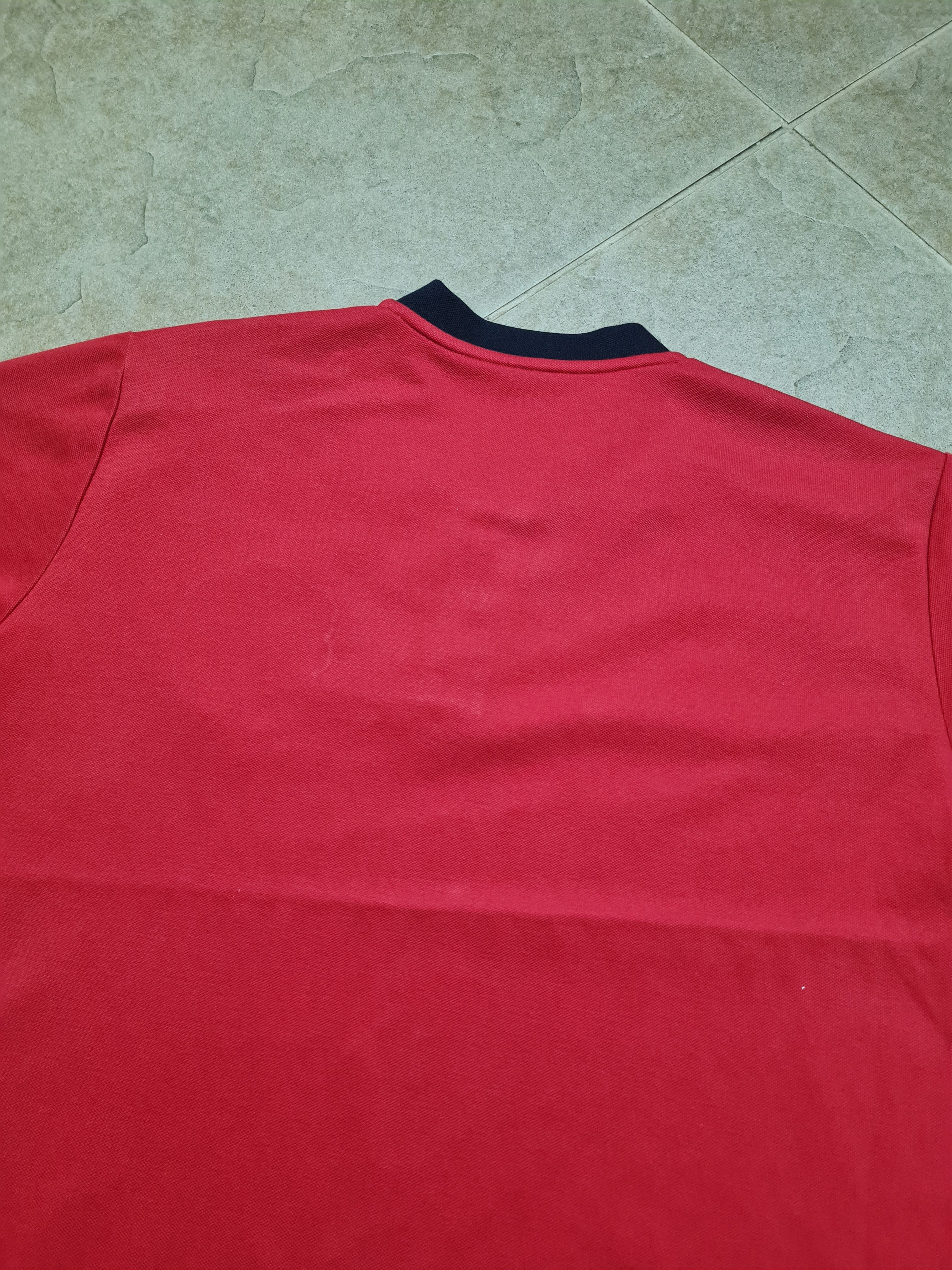 Adidas Polo Adidas Men's Red Manchester United 3-Stripes H63964 Size US M / EU 48-50 / 2 - 6 Thumbnail