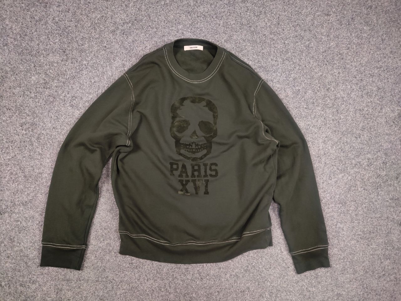 Zadig & Voltaire Zadig & Voltaire Design simba skull Logo Khaki Sweatshirt Size US M / EU 48-50 / 2 - 9 Thumbnail