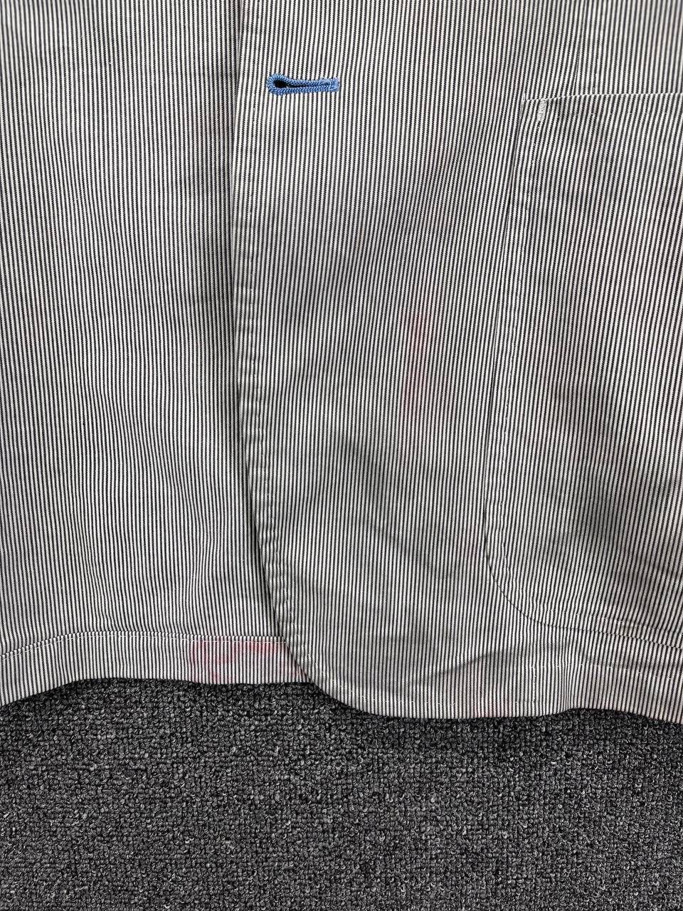 Burberry Vintage 90s Burberry Black Label Hickory Striped Coat Jacket Size US L / EU 52-54 / 3 - 16 Thumbnail